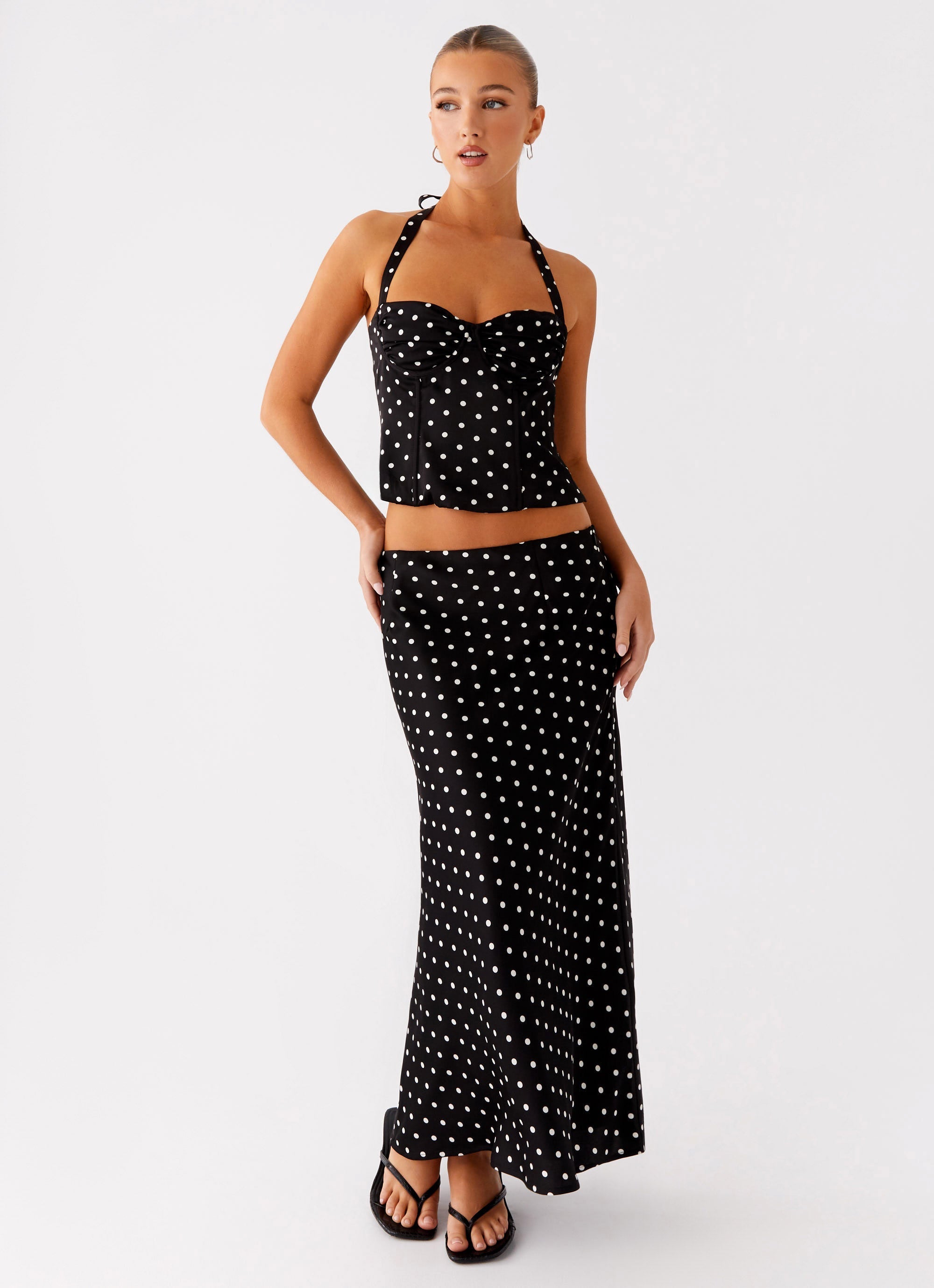 Monroe Bias Midi Skirt