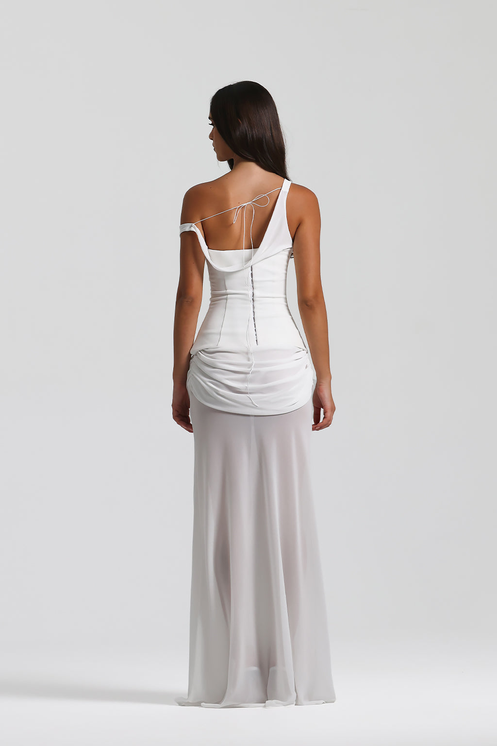 Draped Sculpt Maxi Dress