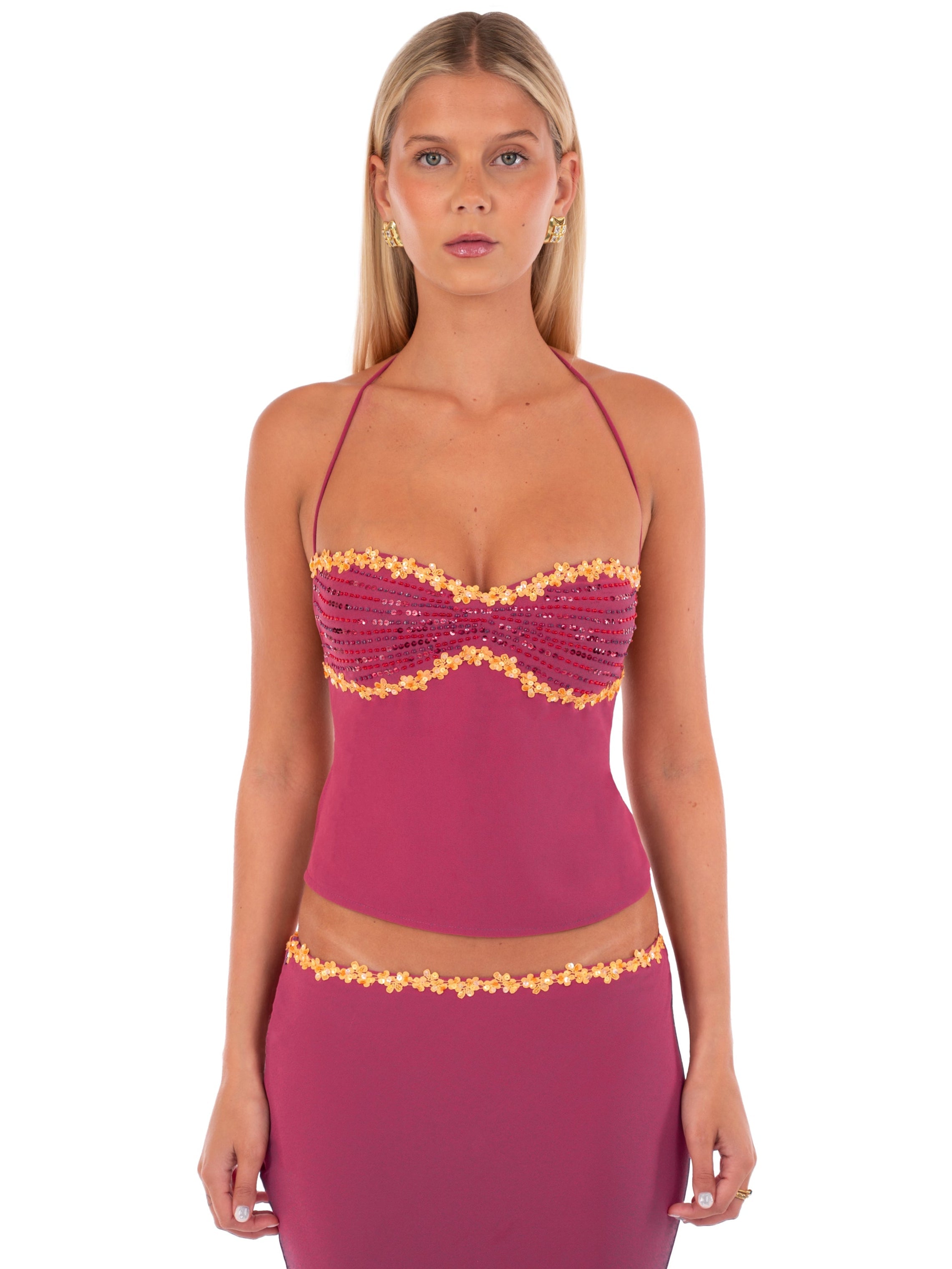 Elara Halter Top