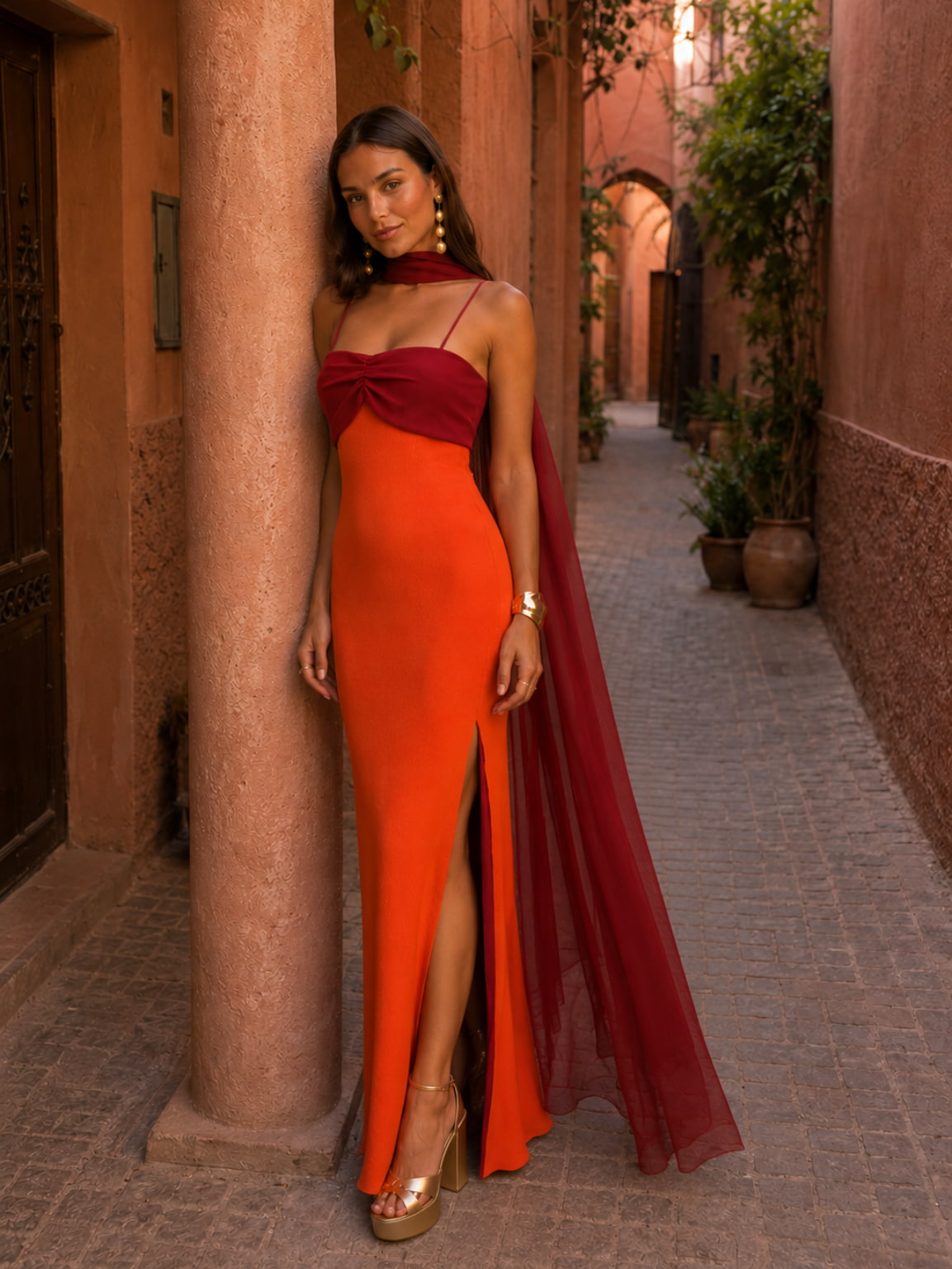 Alessa Scarf Maxi
