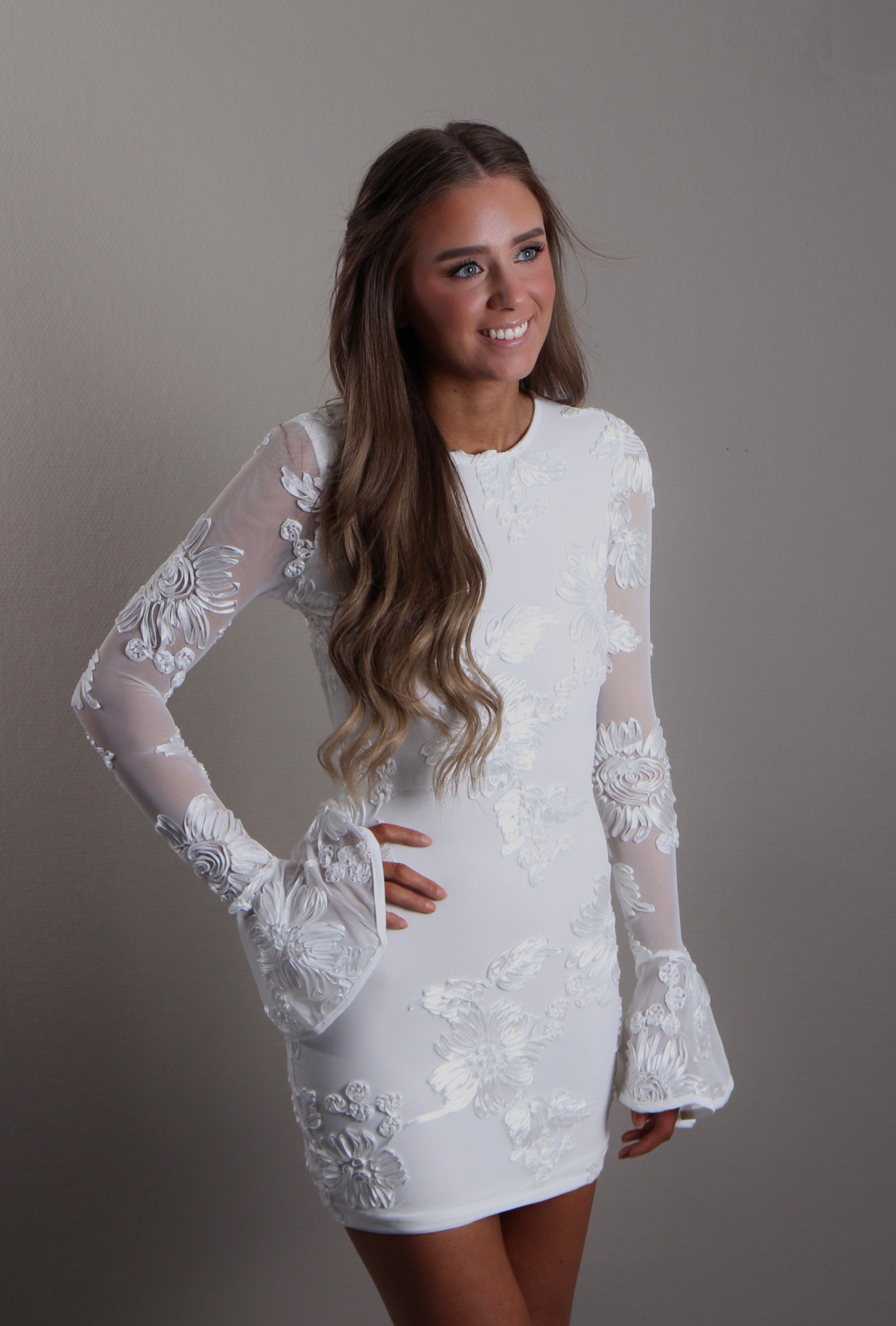 Flora Open Back Dress