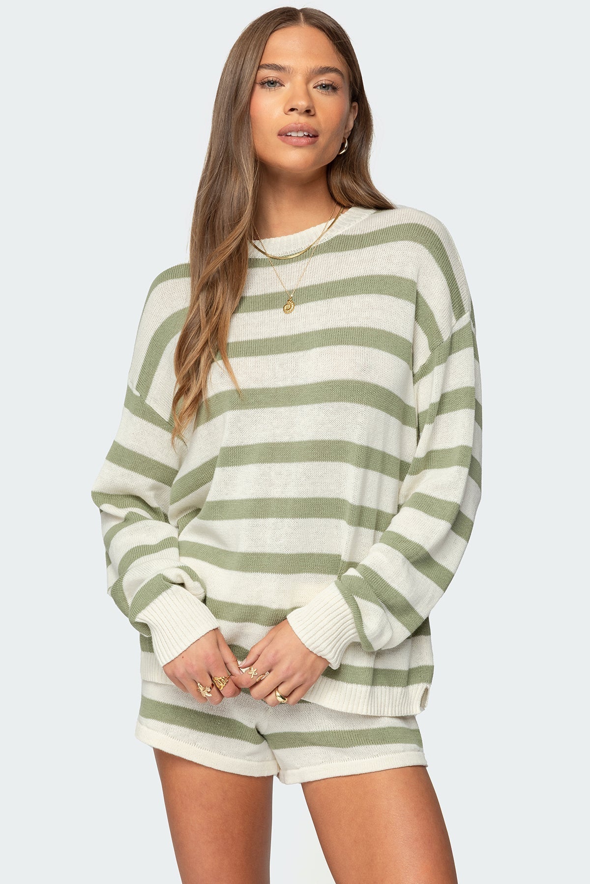 Callista Striped Knit Set