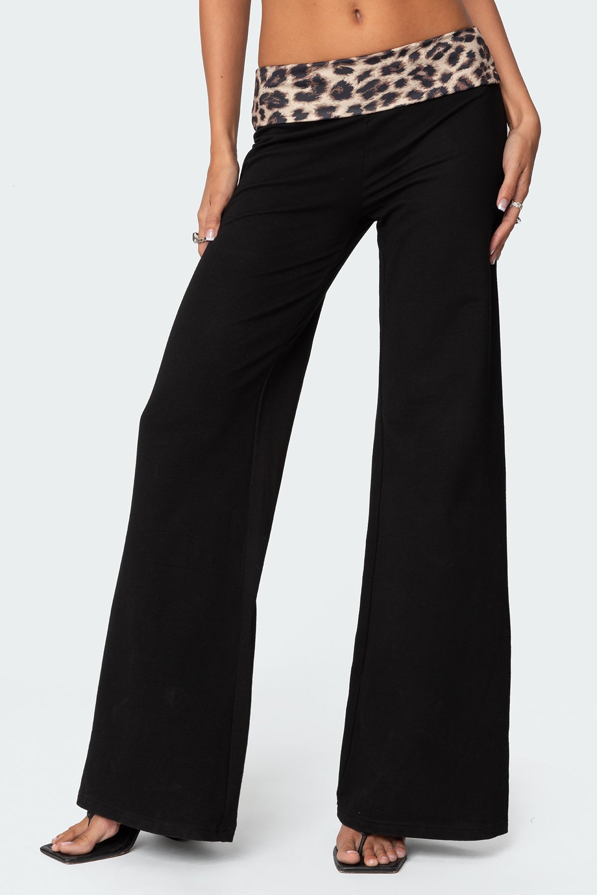 Anouk Leopard Flared Pants