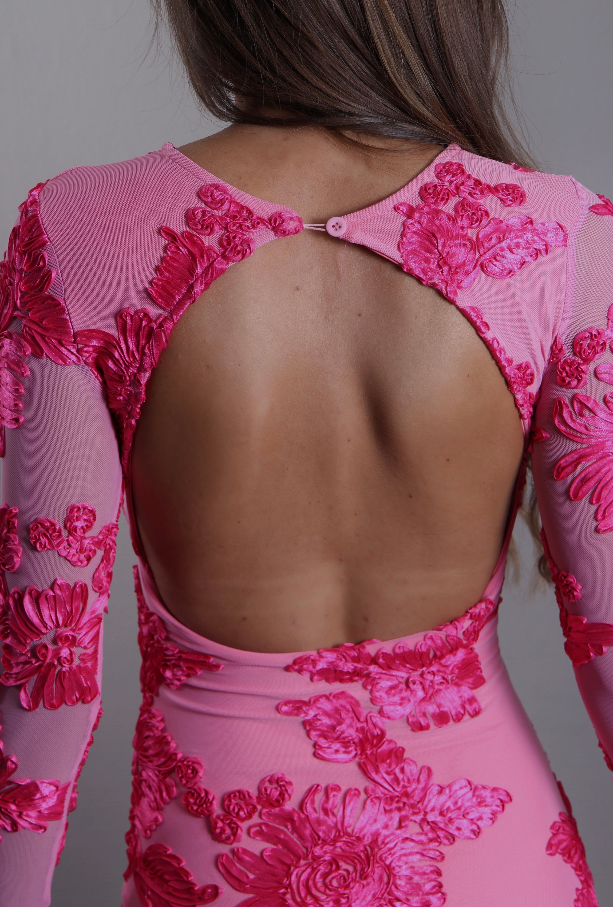 Flora Open Back Dress