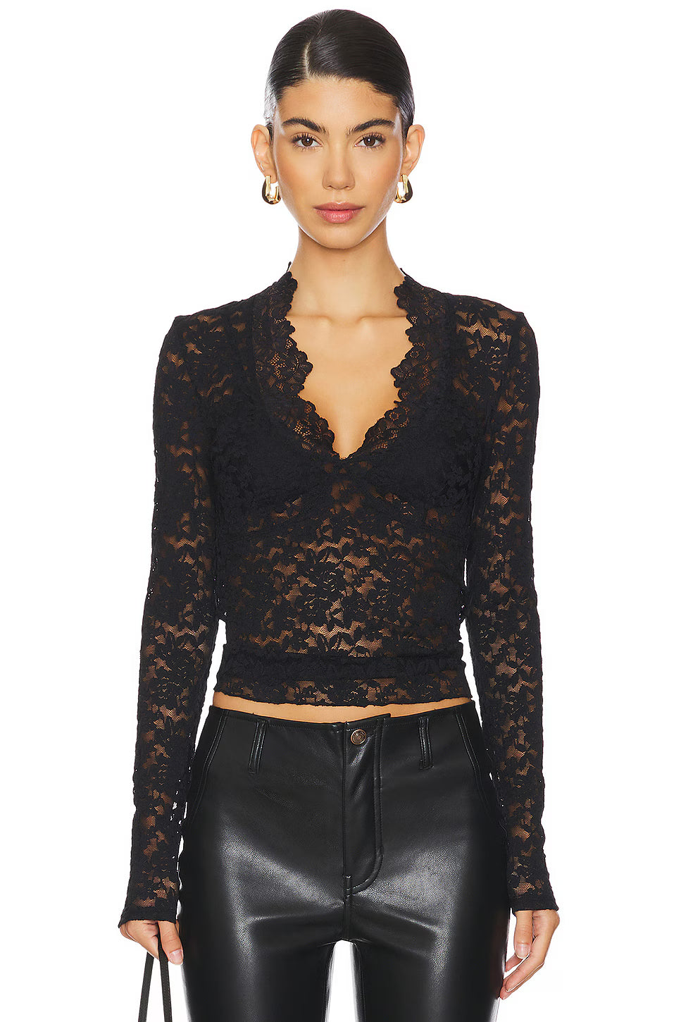Serene Lace Longsleeve Top