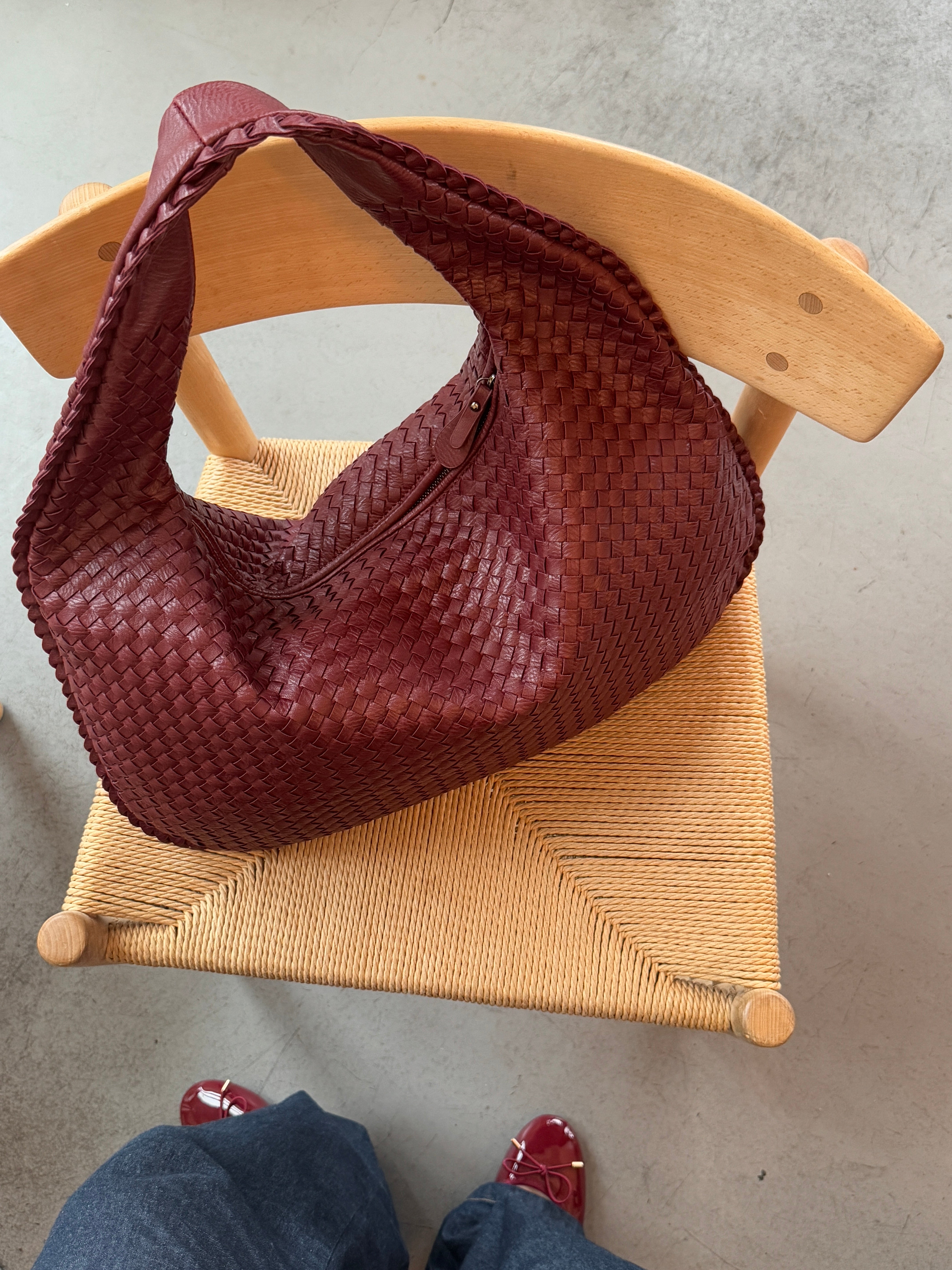 Aya Braided Shoulder Bag