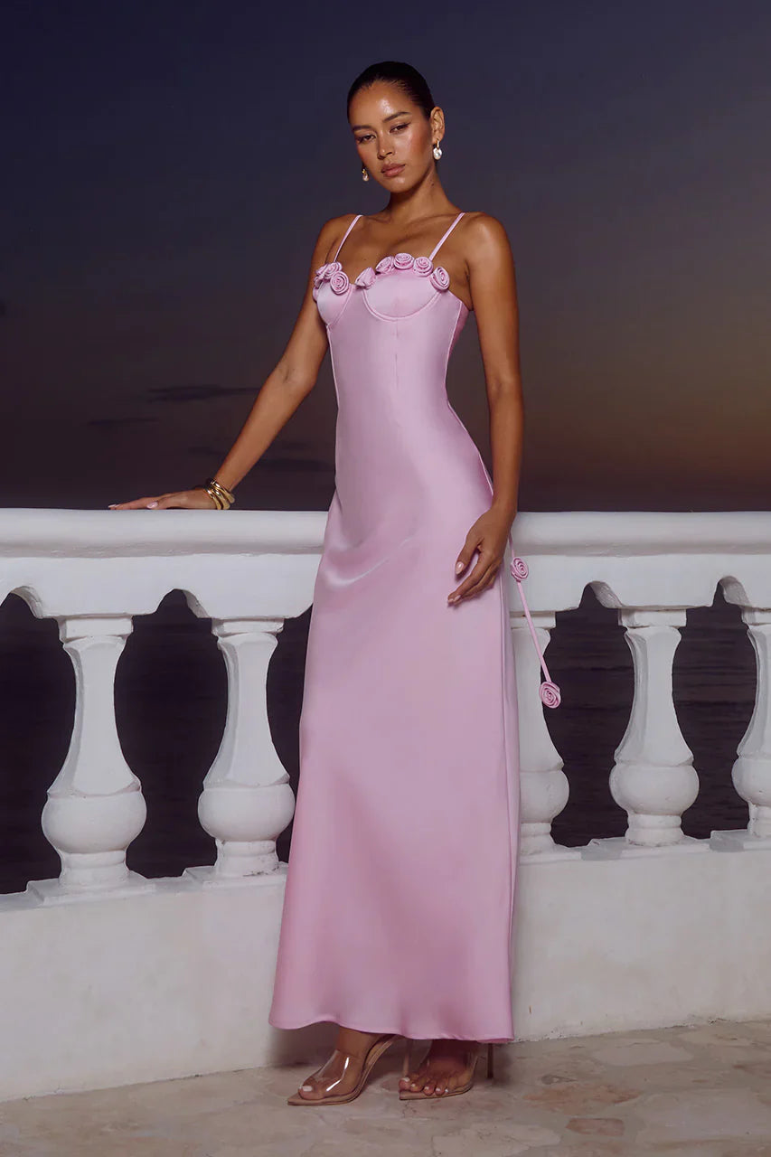 Flora Strap Maxi Dress