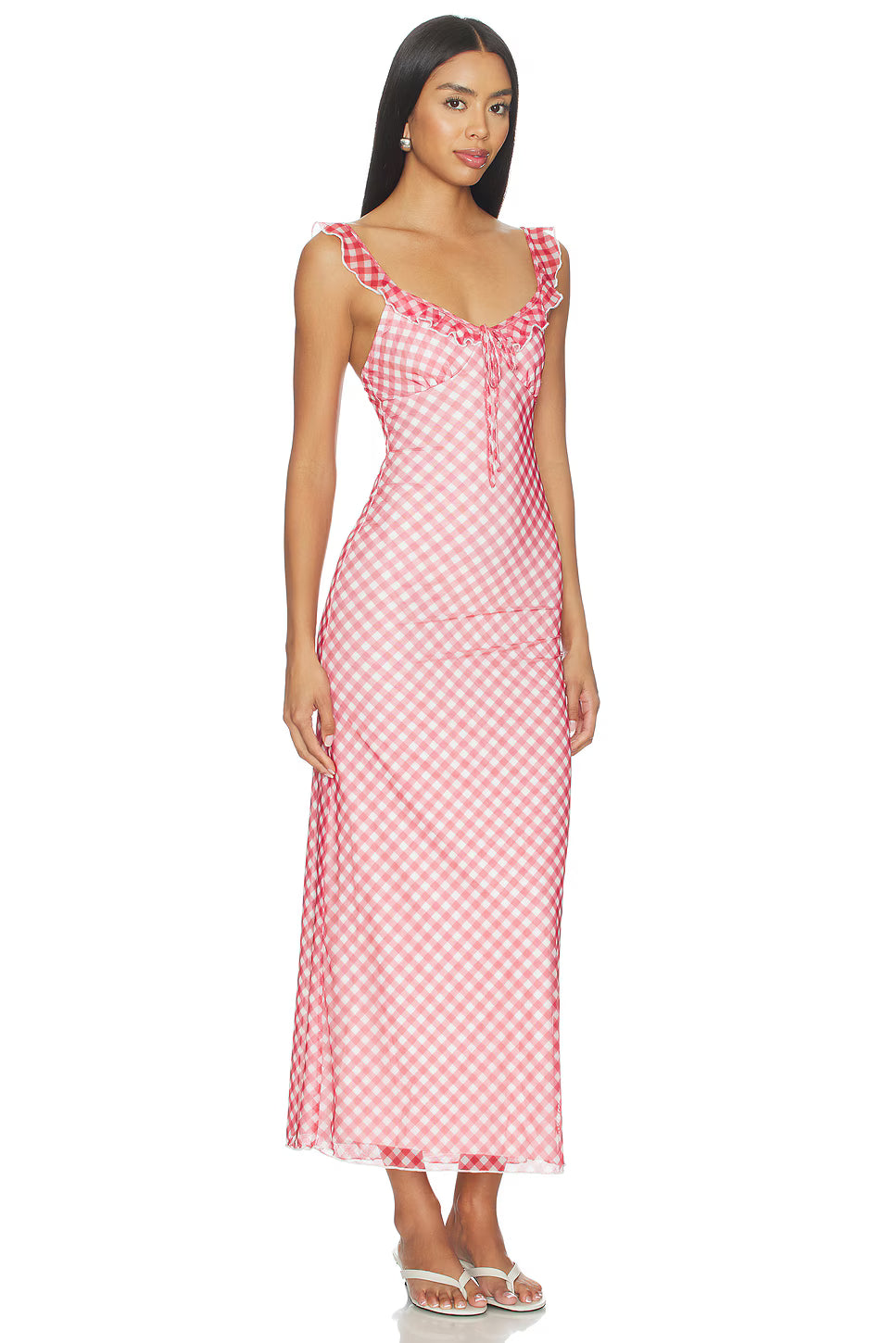 Lyra Ruffle Maxi Dress