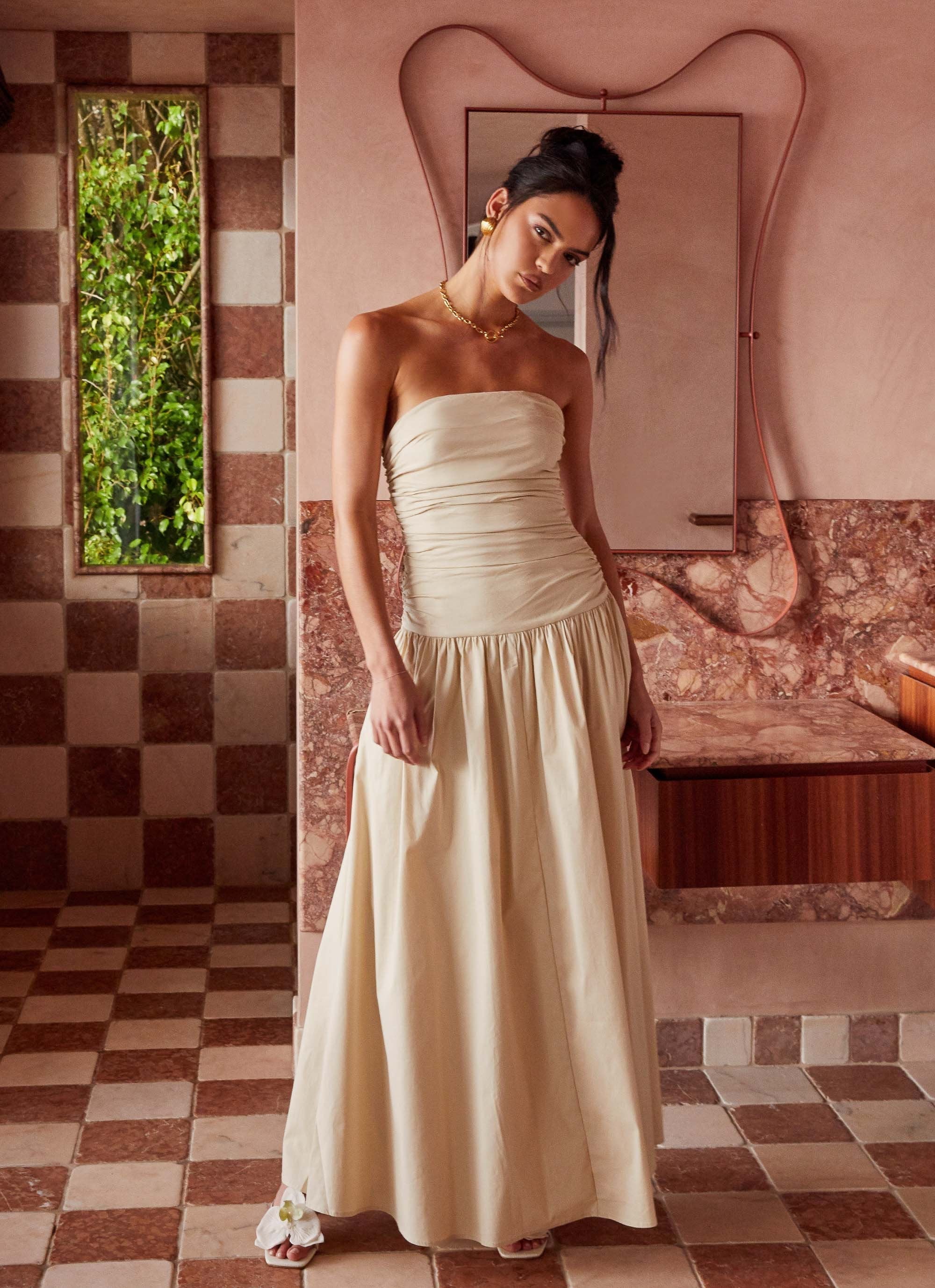 Serena Drop Waist Maxi