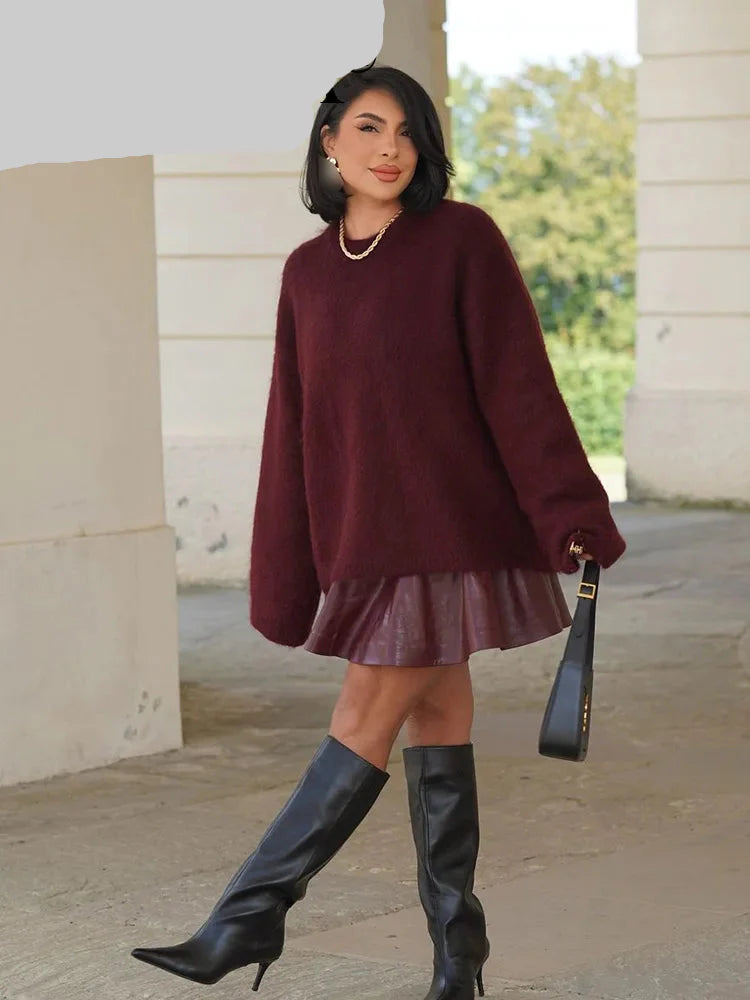 Oversized Mohair Knit