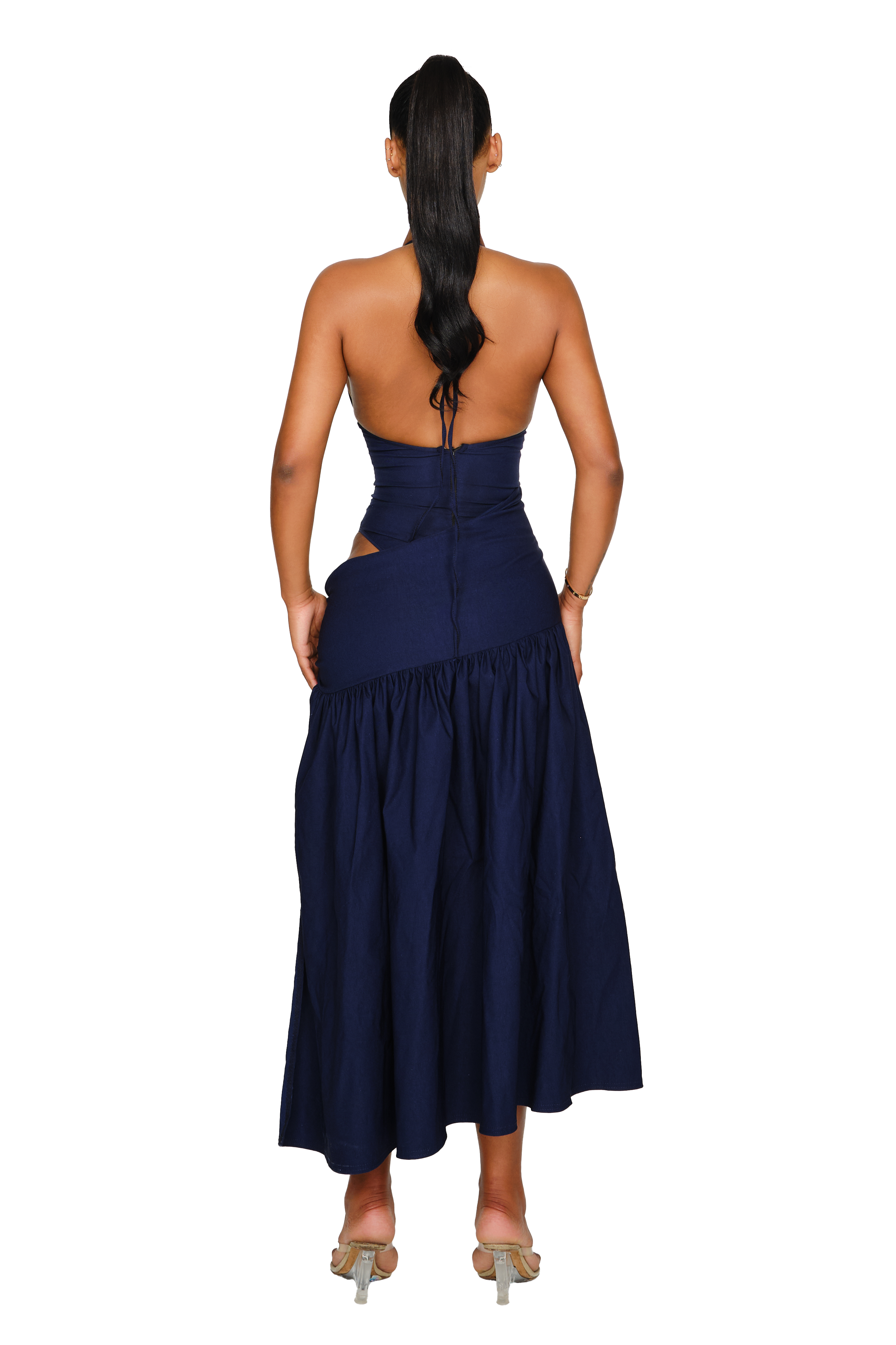 Mirage Halter Midi Dress