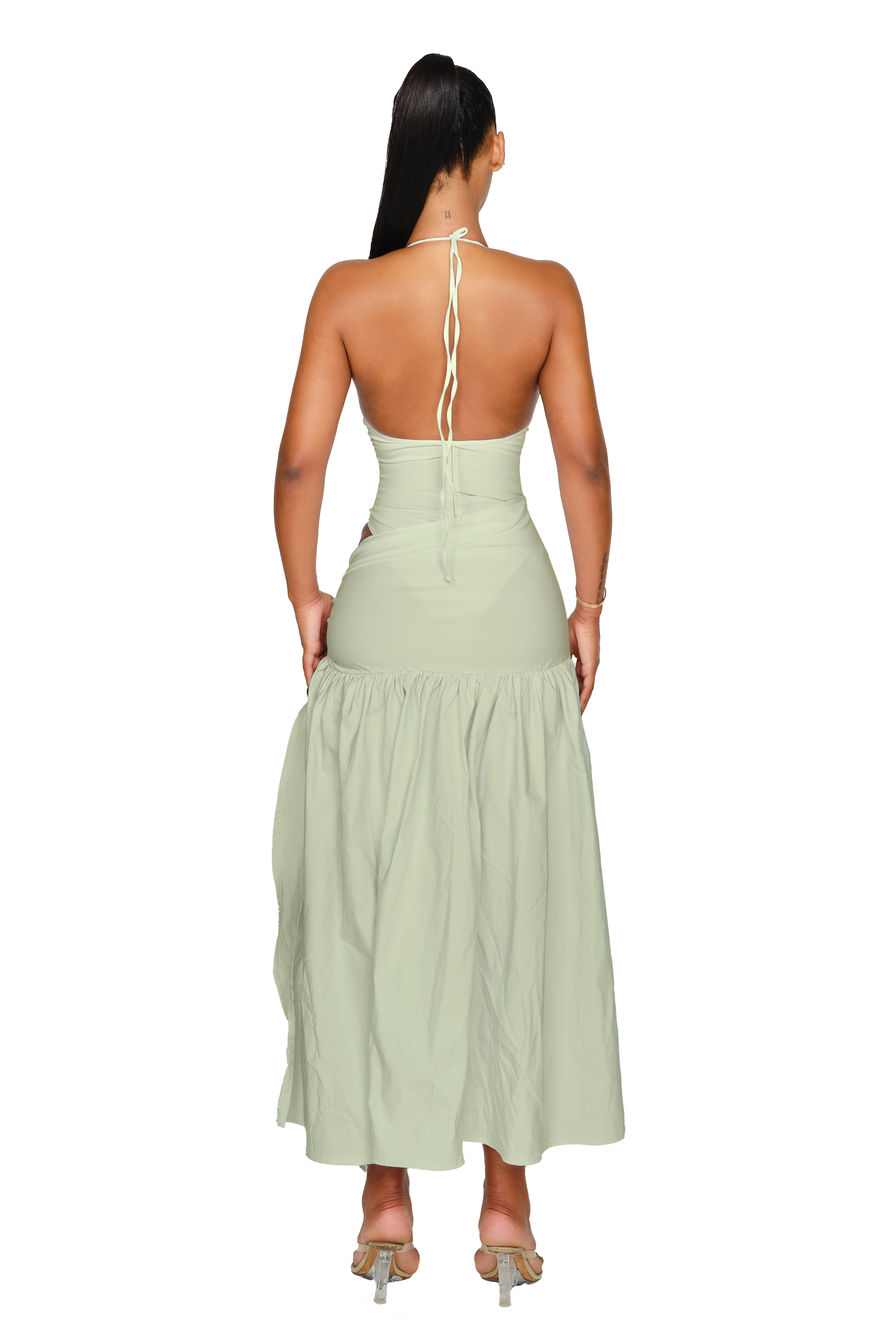 Mirage Halter Midi Dress