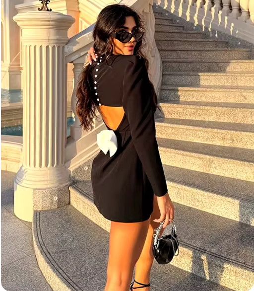 Adele Bow Cut-Out Mini