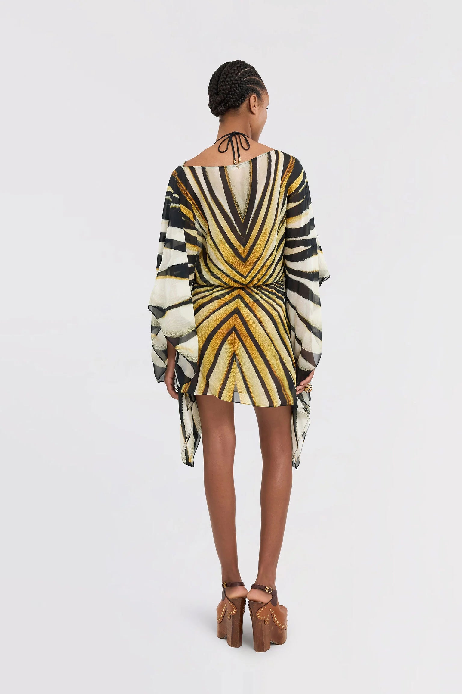 Raya Silk Kaftan Dress