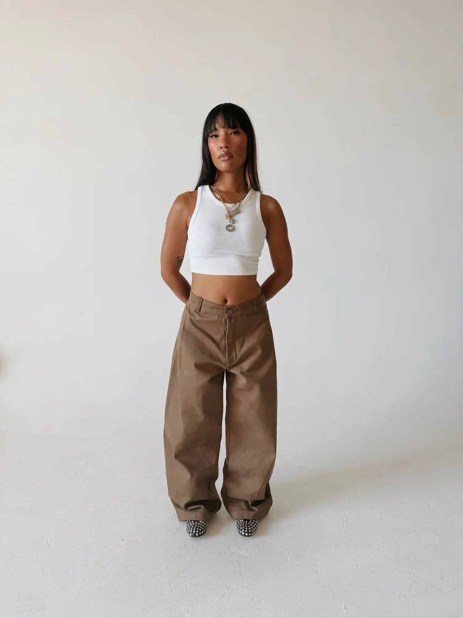 Tavia Wide-Leg Trousers