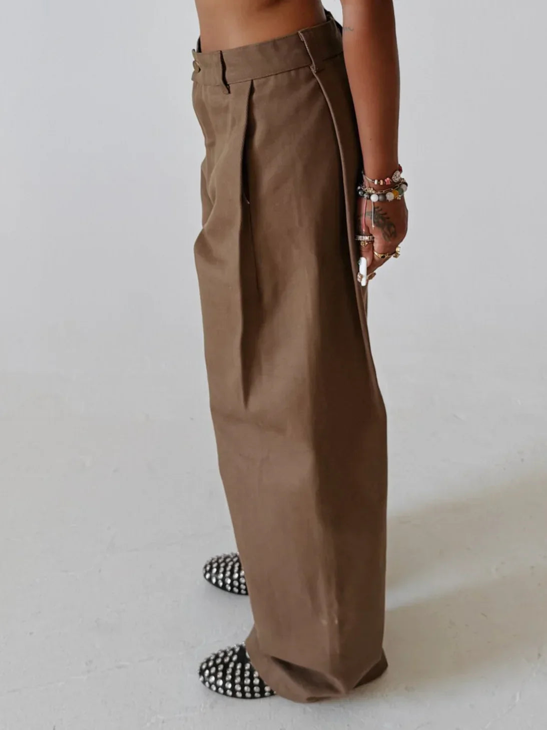 Tavia Wide-Leg Trousers