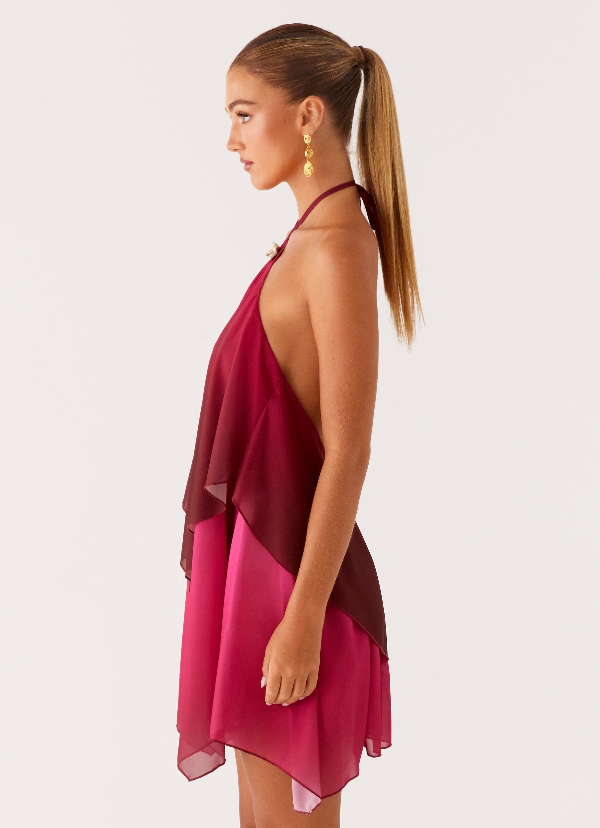 Solara Halter Mini Dress