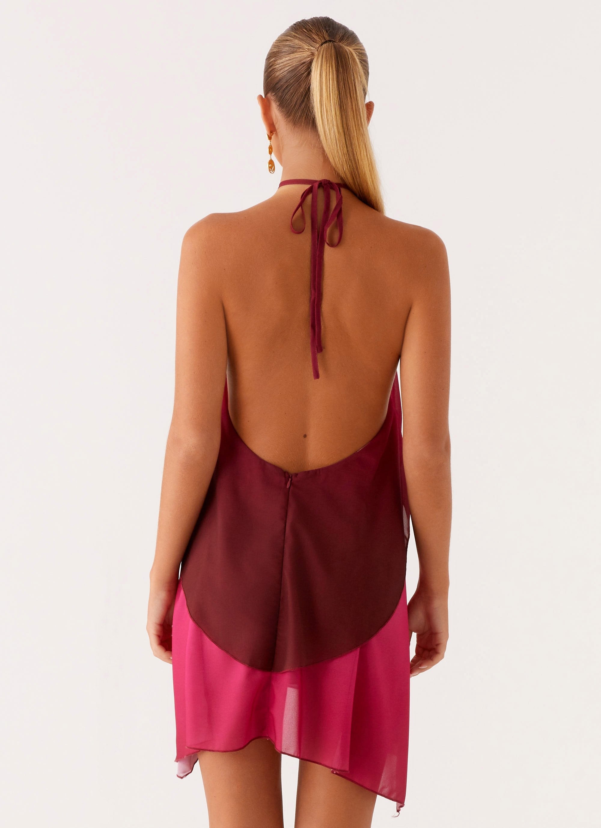 Solara Halter Mini Dress