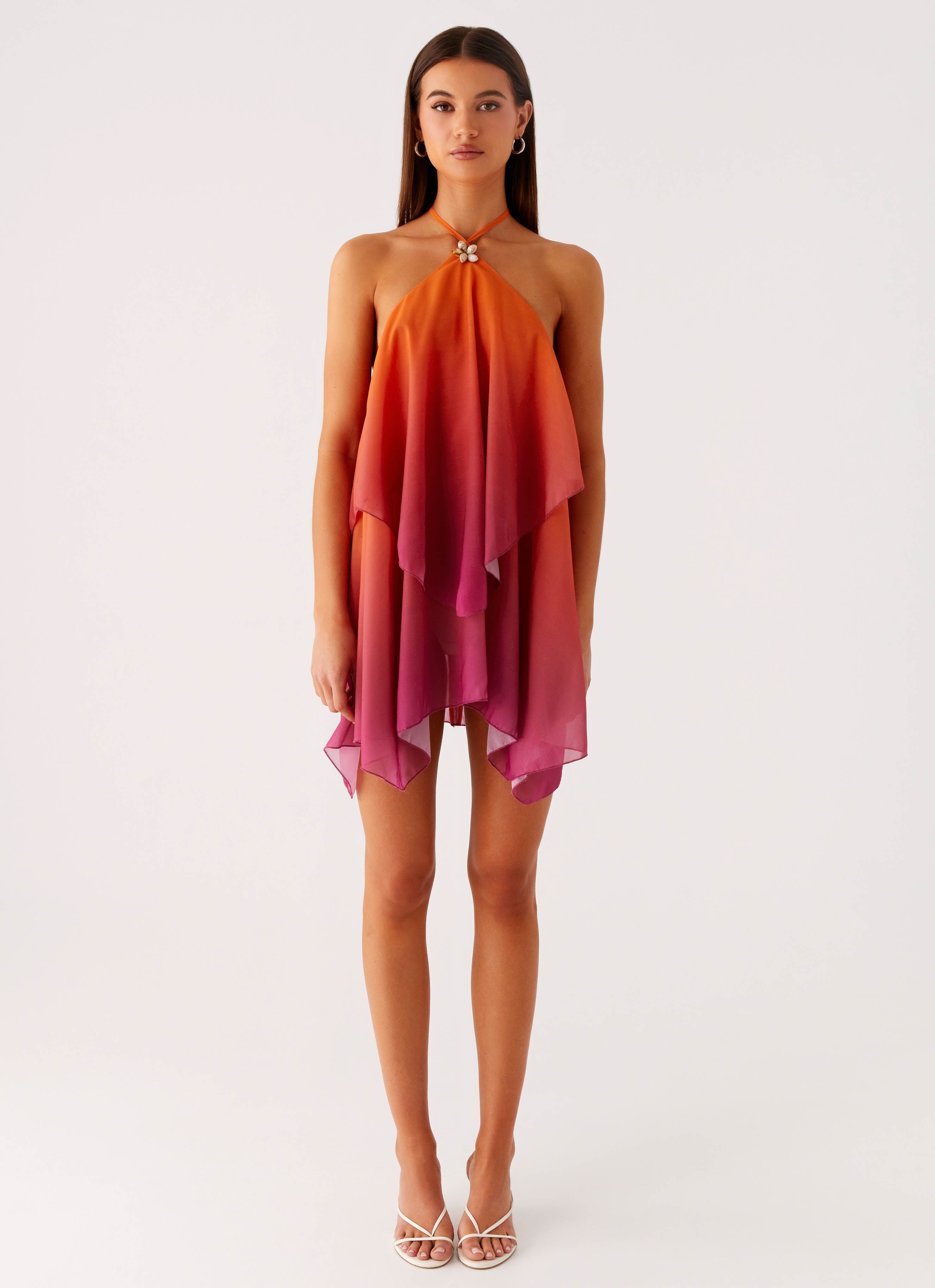Solara Halter Mini Dress