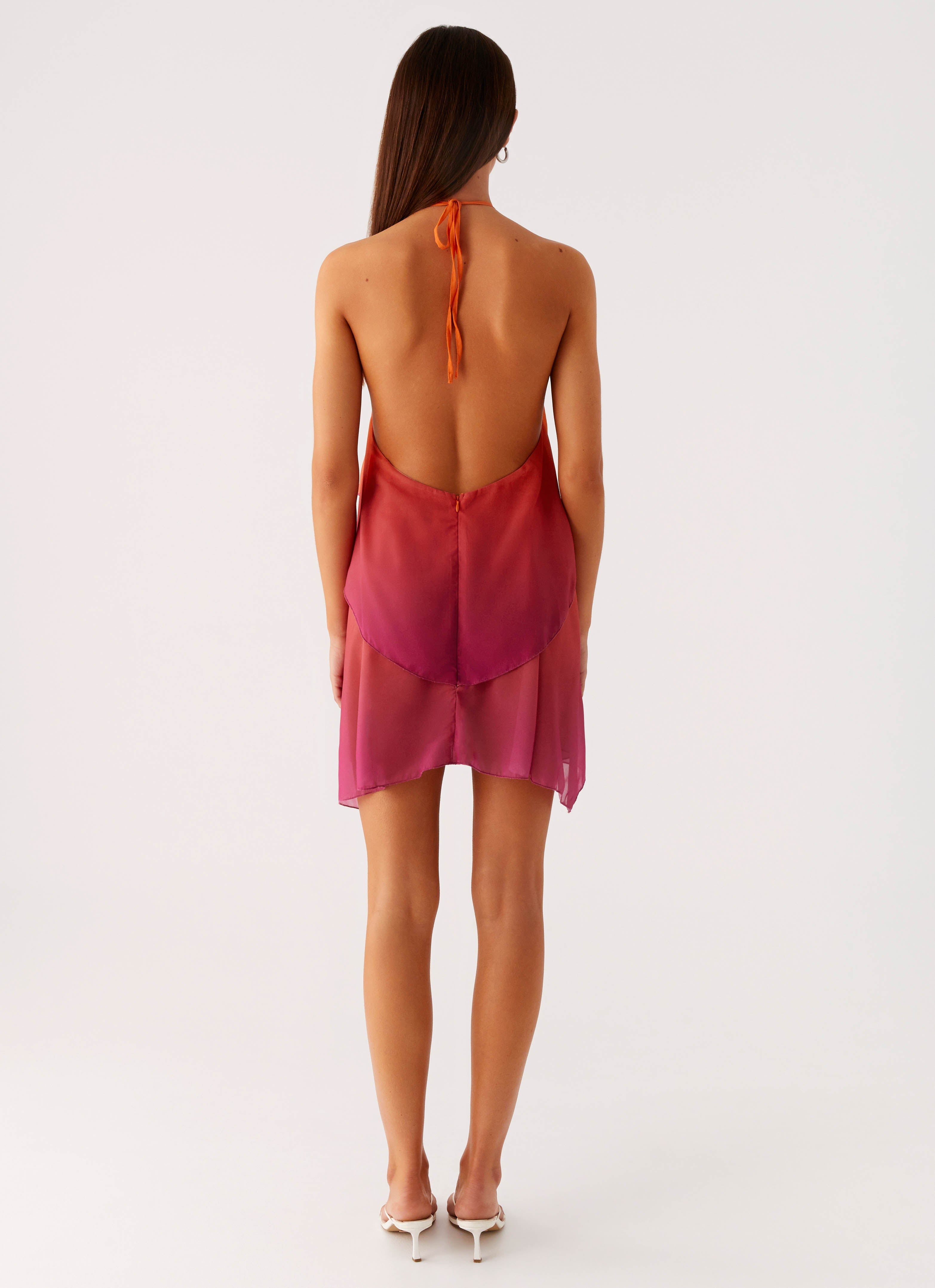 Solara Halter Mini Dress