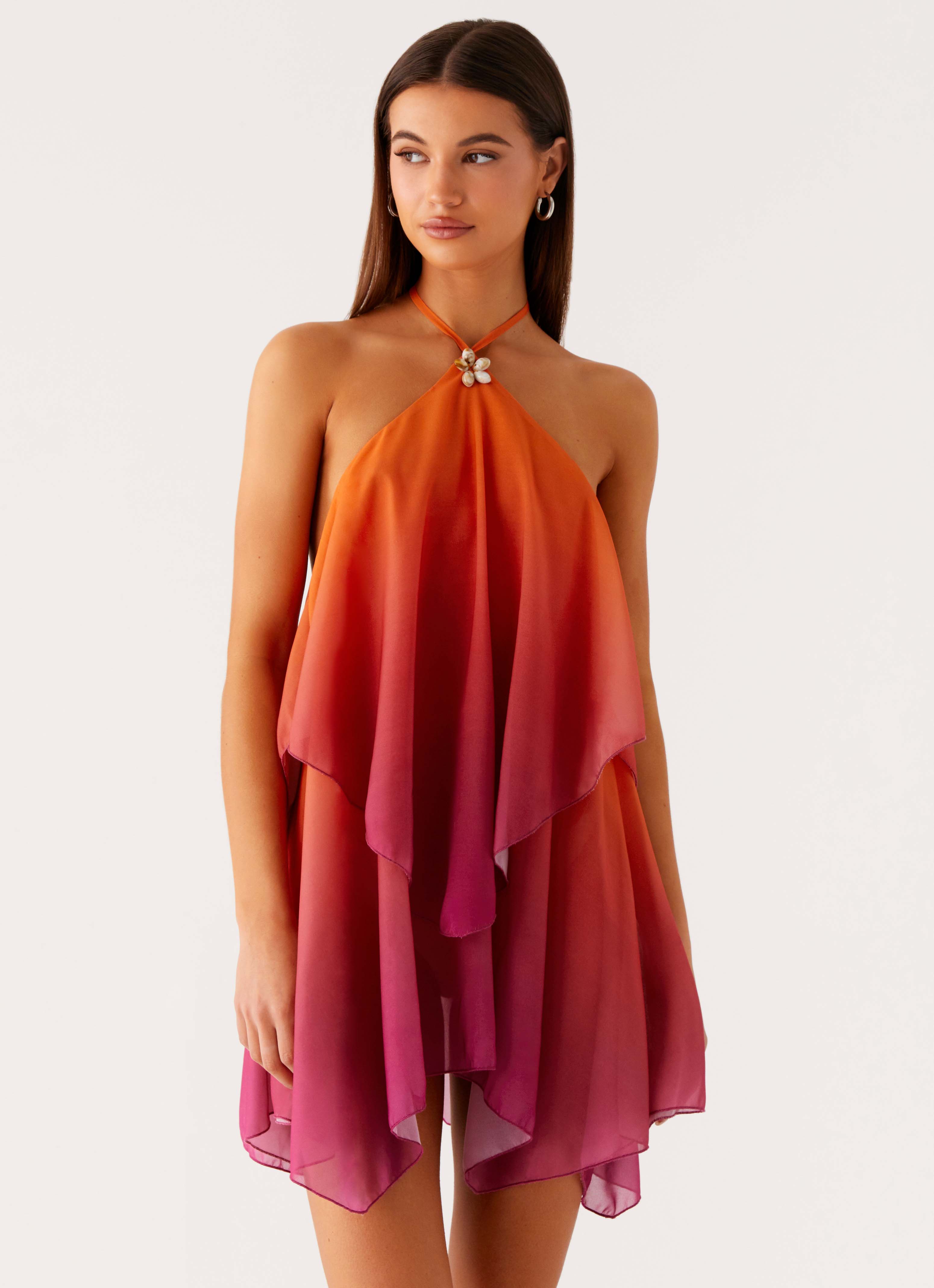 Solara Halter Mini Dress