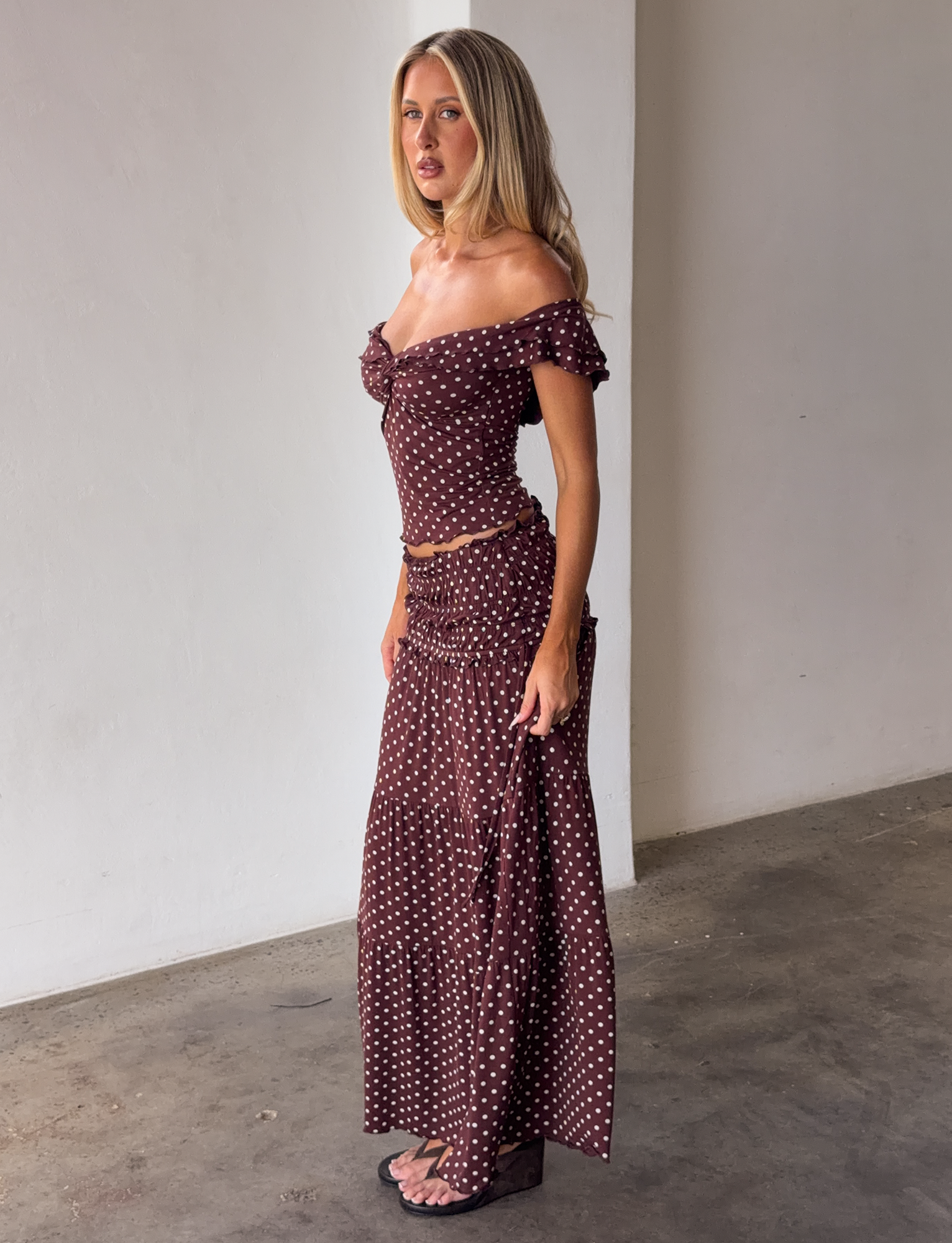 Solea Jersey Maxi Skirt
