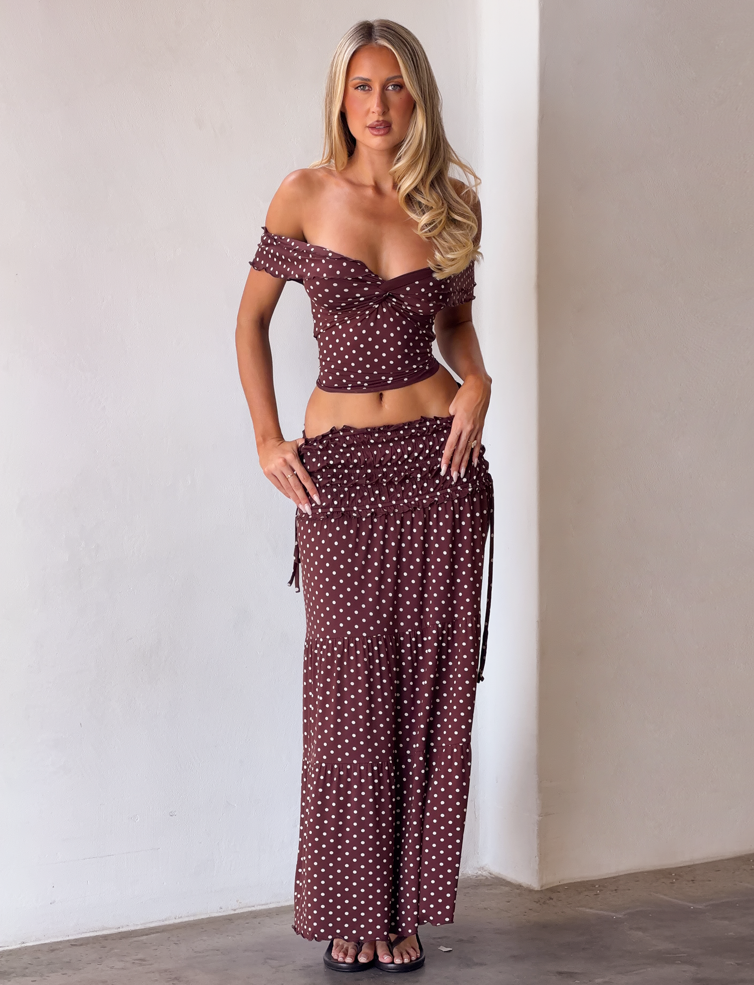 Solea Jersey Maxi Skirt