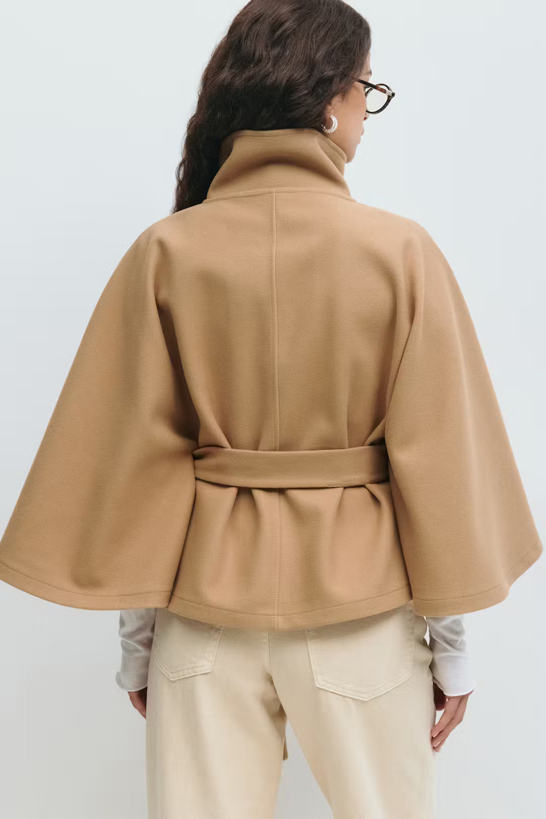 Serena Belt Cape Coat