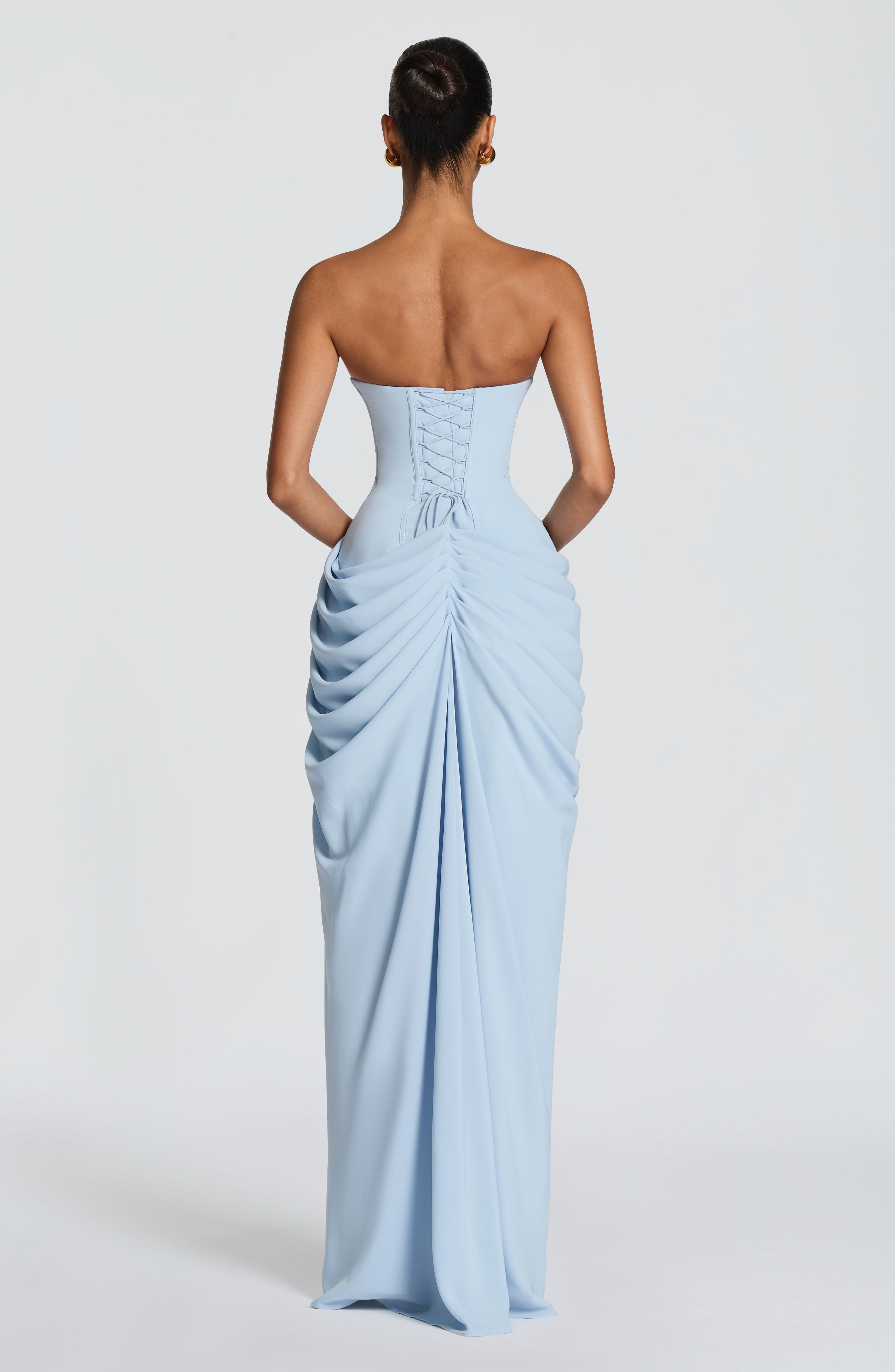 Cyrene Draped Maxi Dress