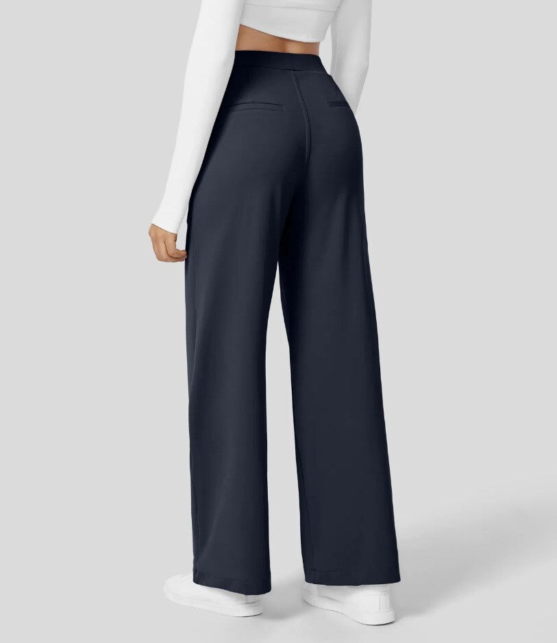 Lunara Wide-Leg Trousers