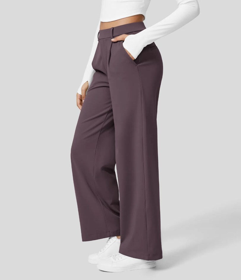 Lunara Wide-Leg Trousers