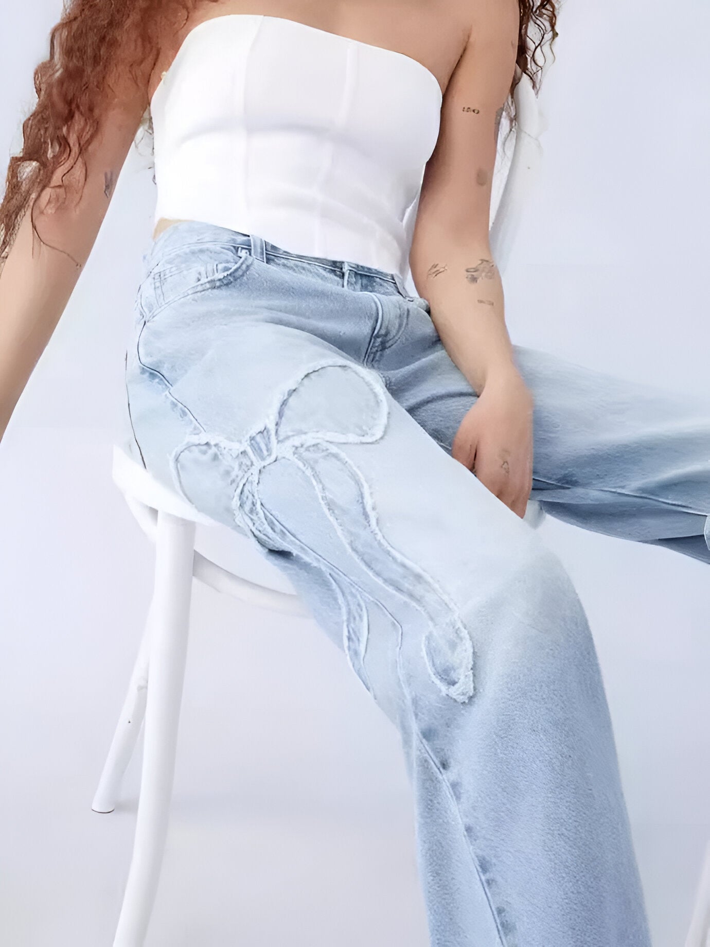 Belle | Bow Jeans
