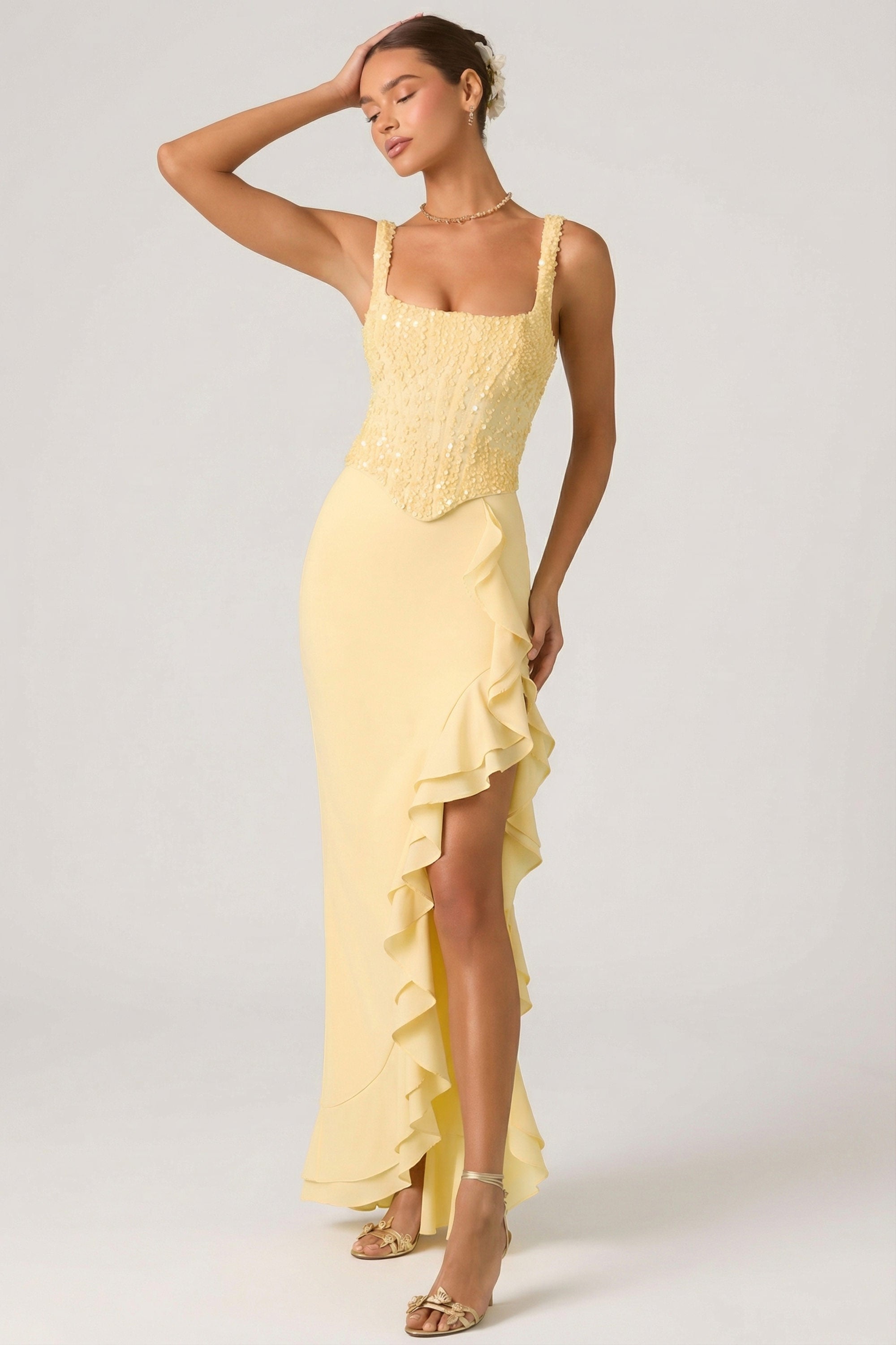 Riviera Corset Maxi Dress