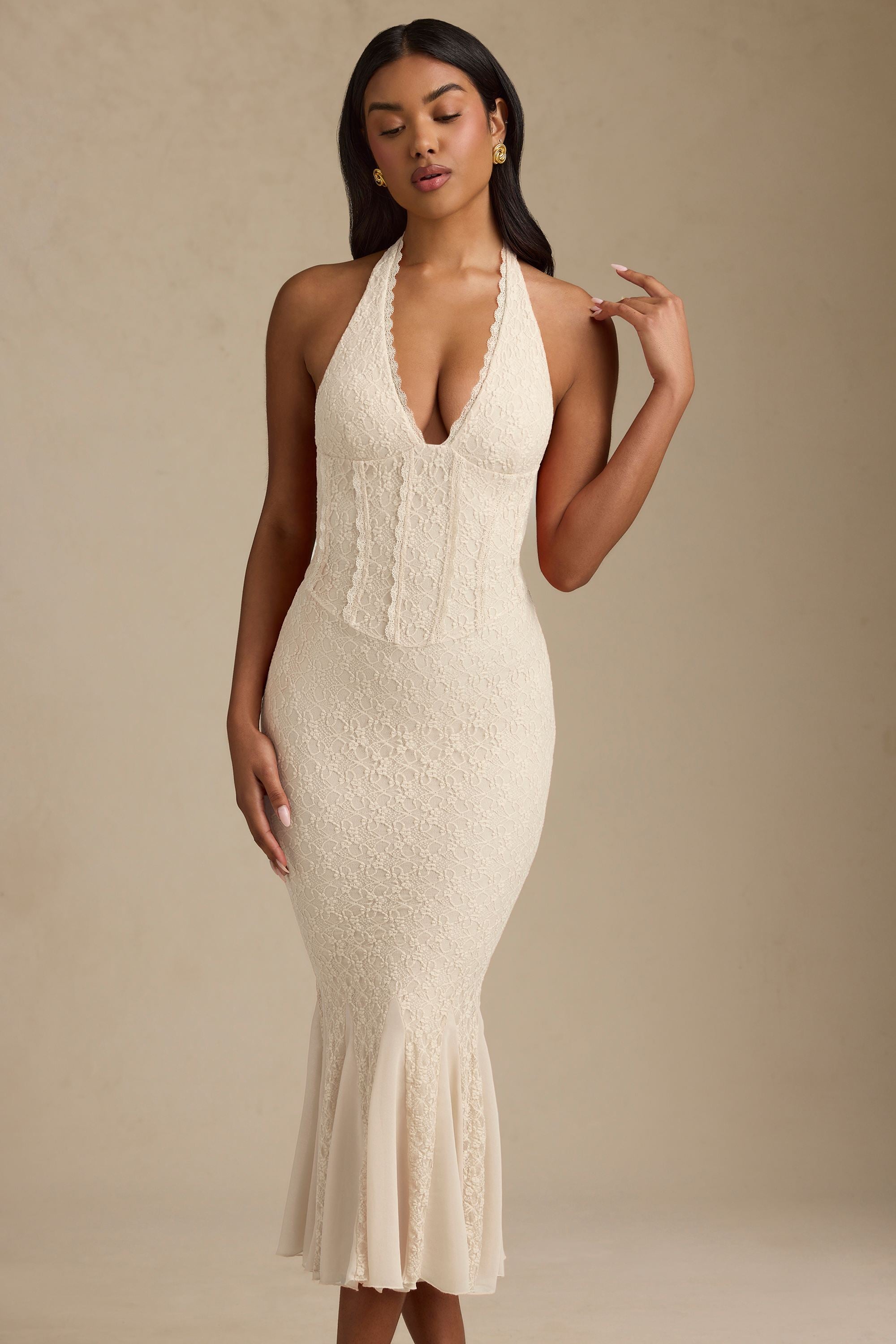 Helena Lace Midaxi Dress