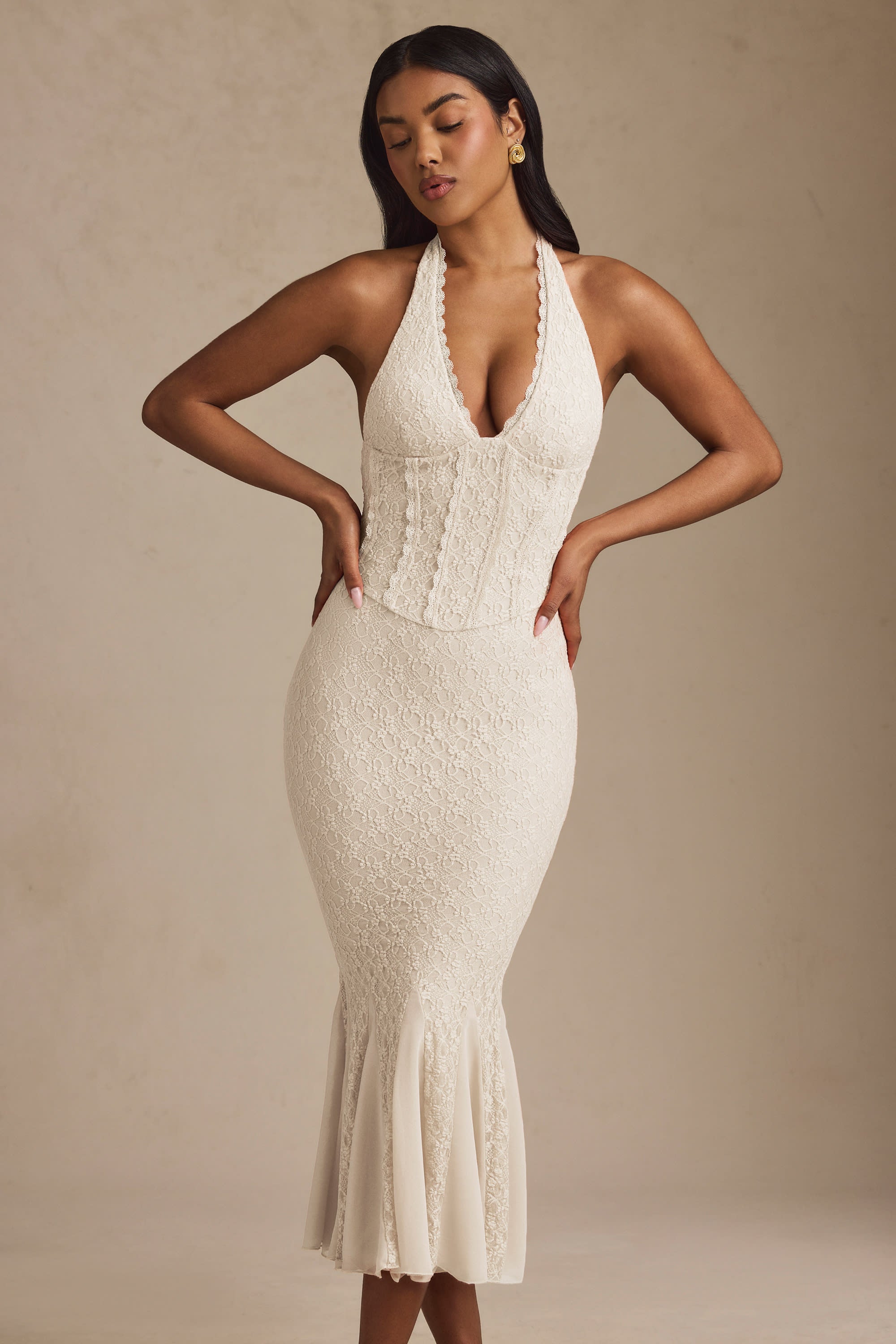 Helena Lace Midaxi Dress