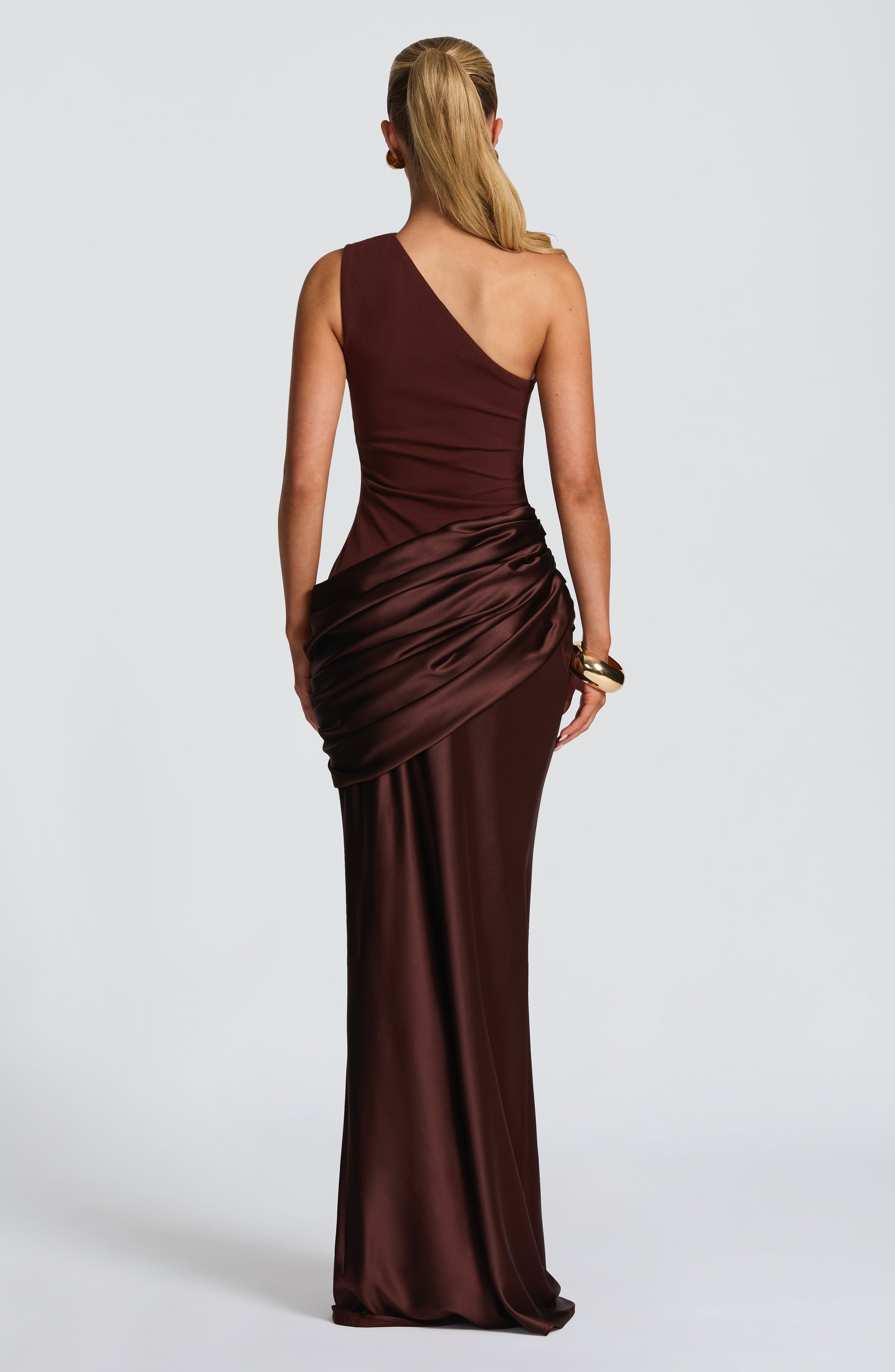 Glacier One Shoulder Gown