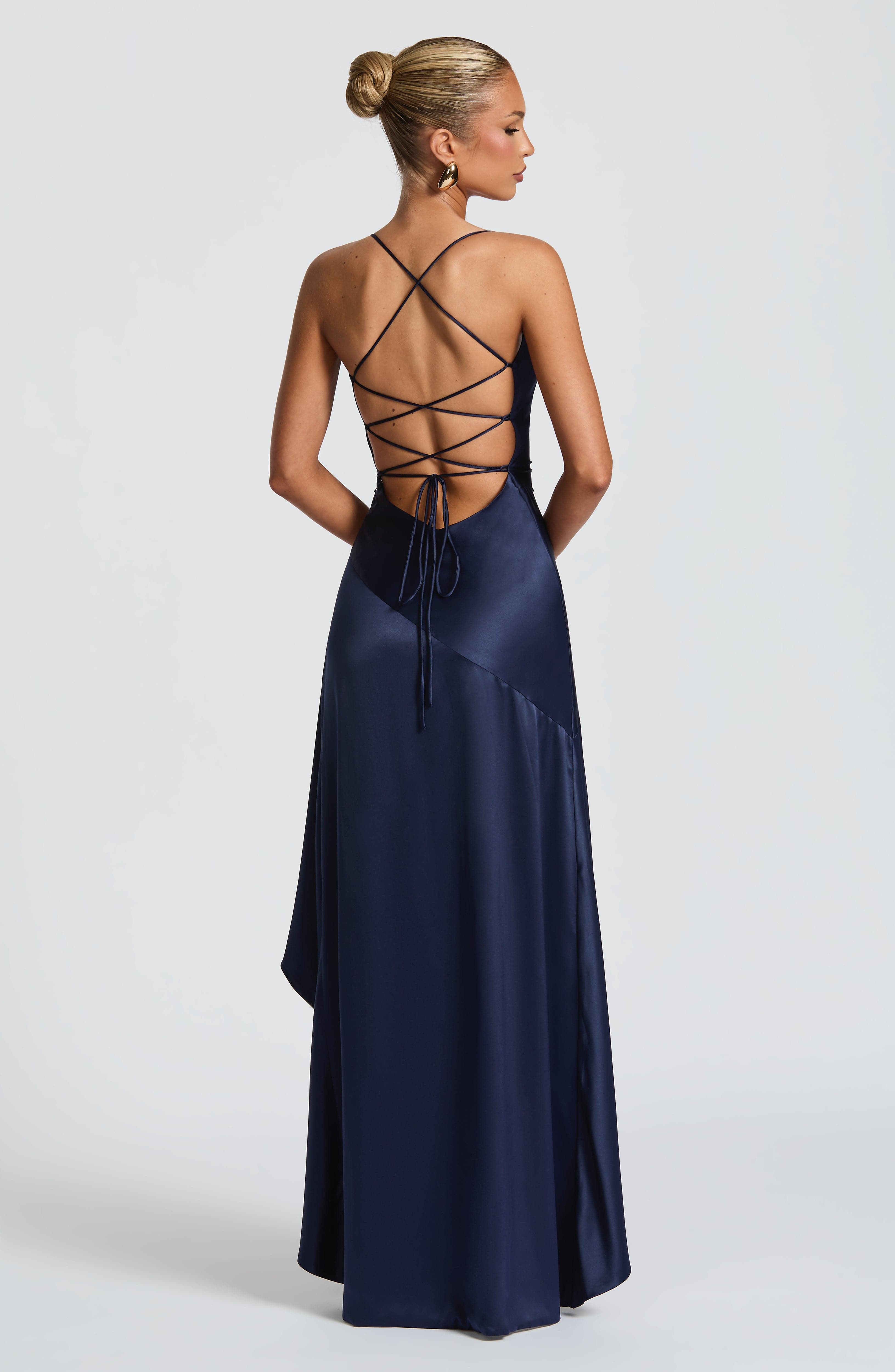 Sorelle Satin Maxi Dress
