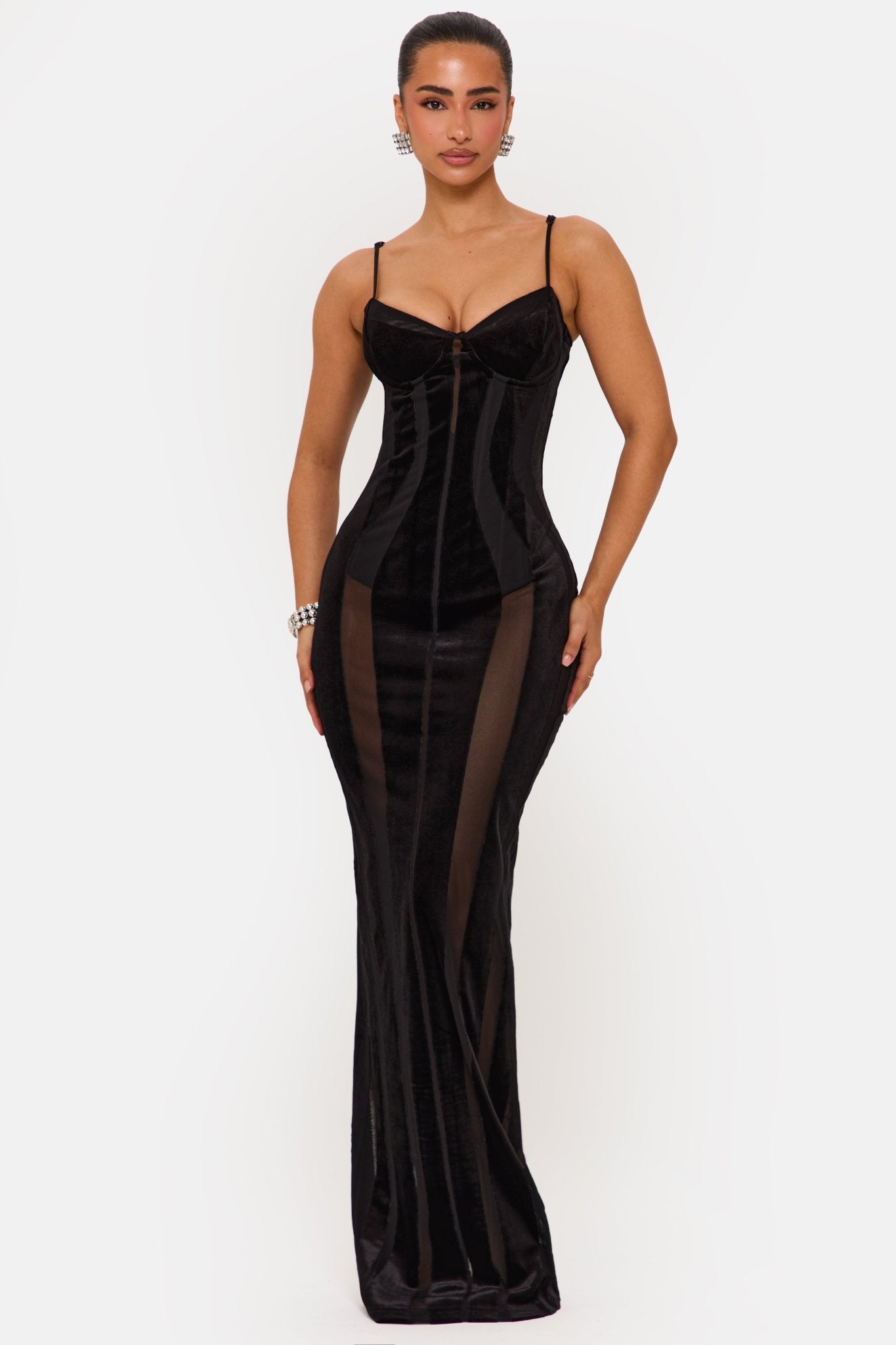 Veloura Sculpt Maxi Dress