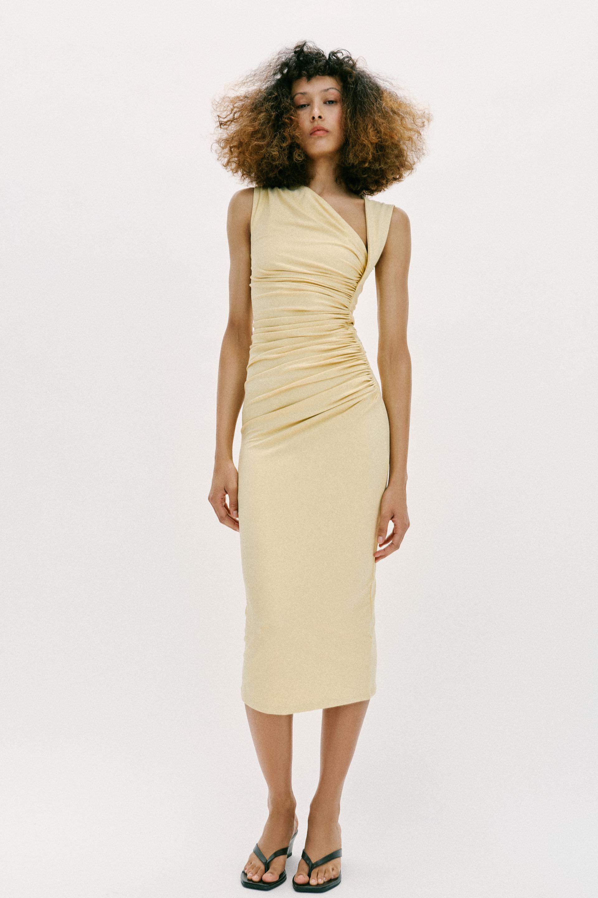 Nina Draped Midi Dress