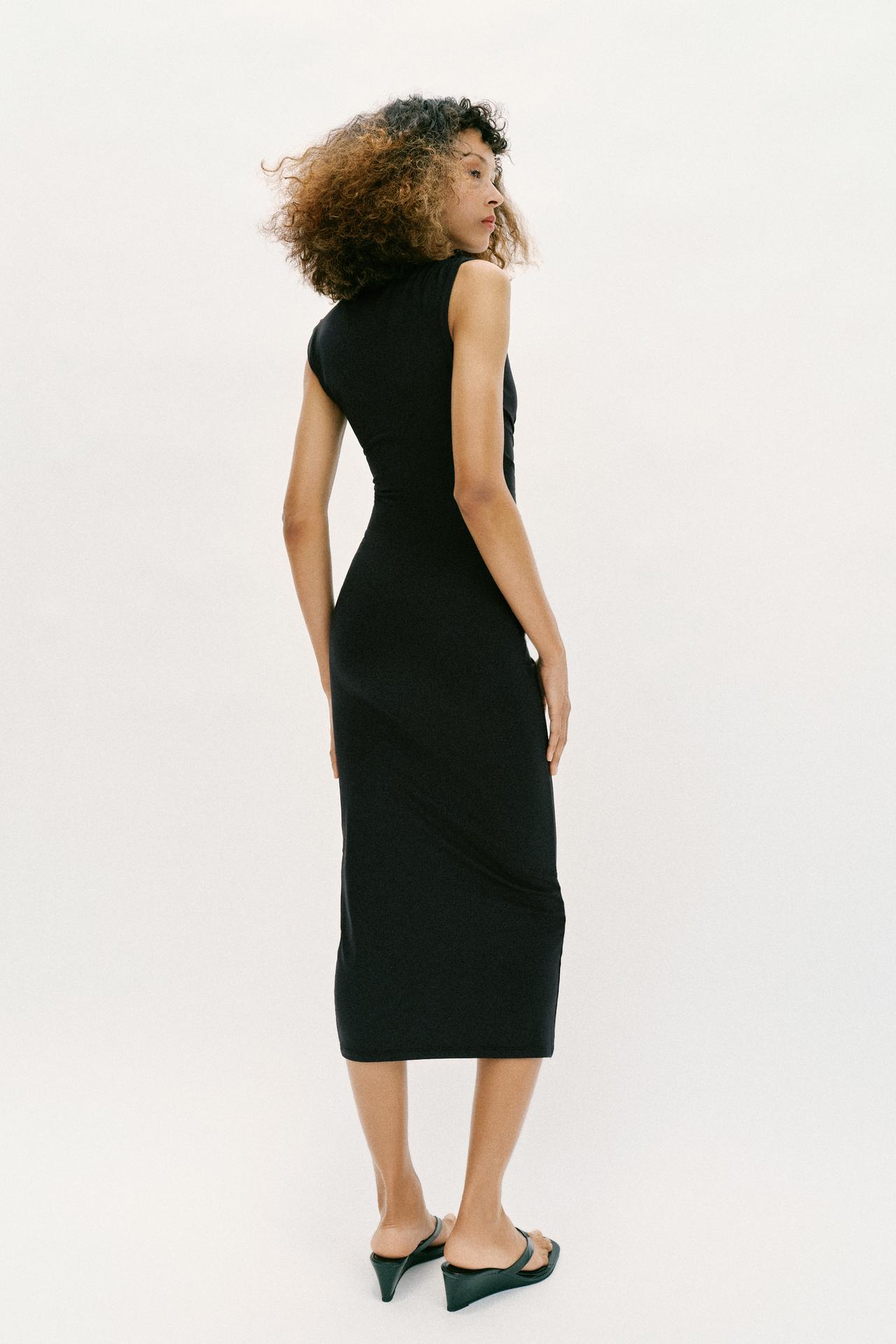 Nina Draped Midi Dress