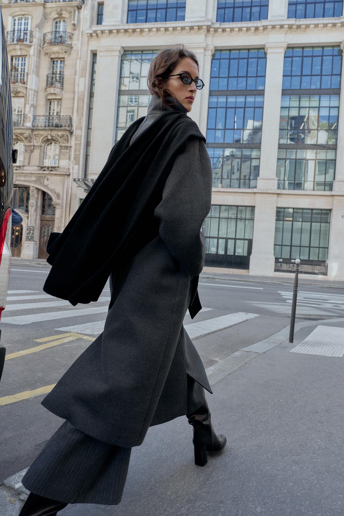 Serenelle Belted Wool Coat