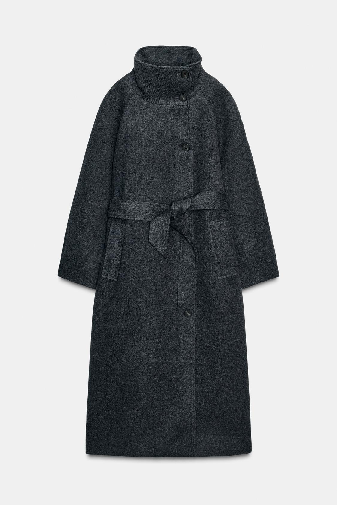 Serenelle Belted Wool Coat