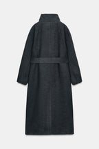 Serenelle Belted Wool Coat