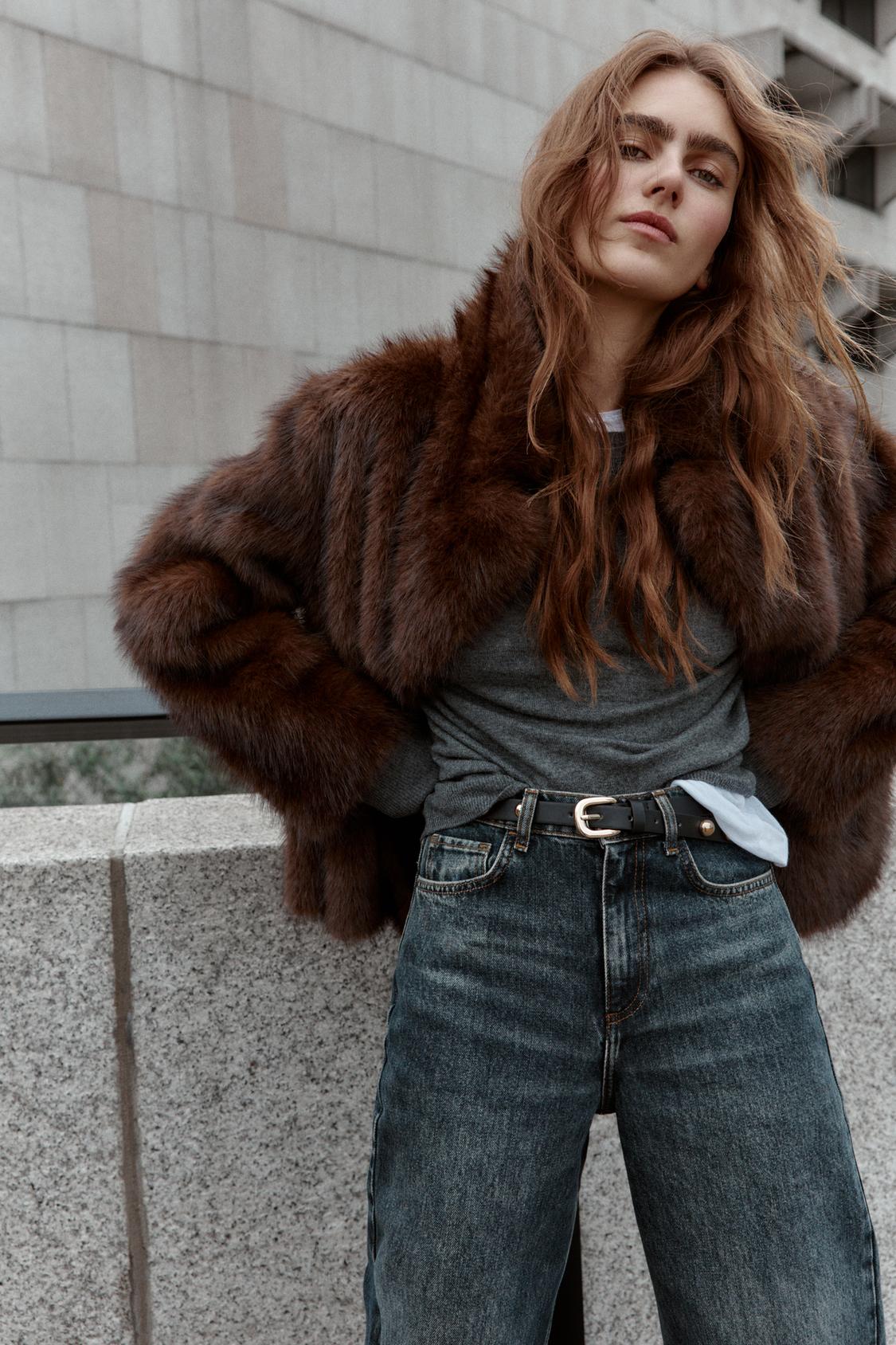 Noelle Reversible Fur Jacket