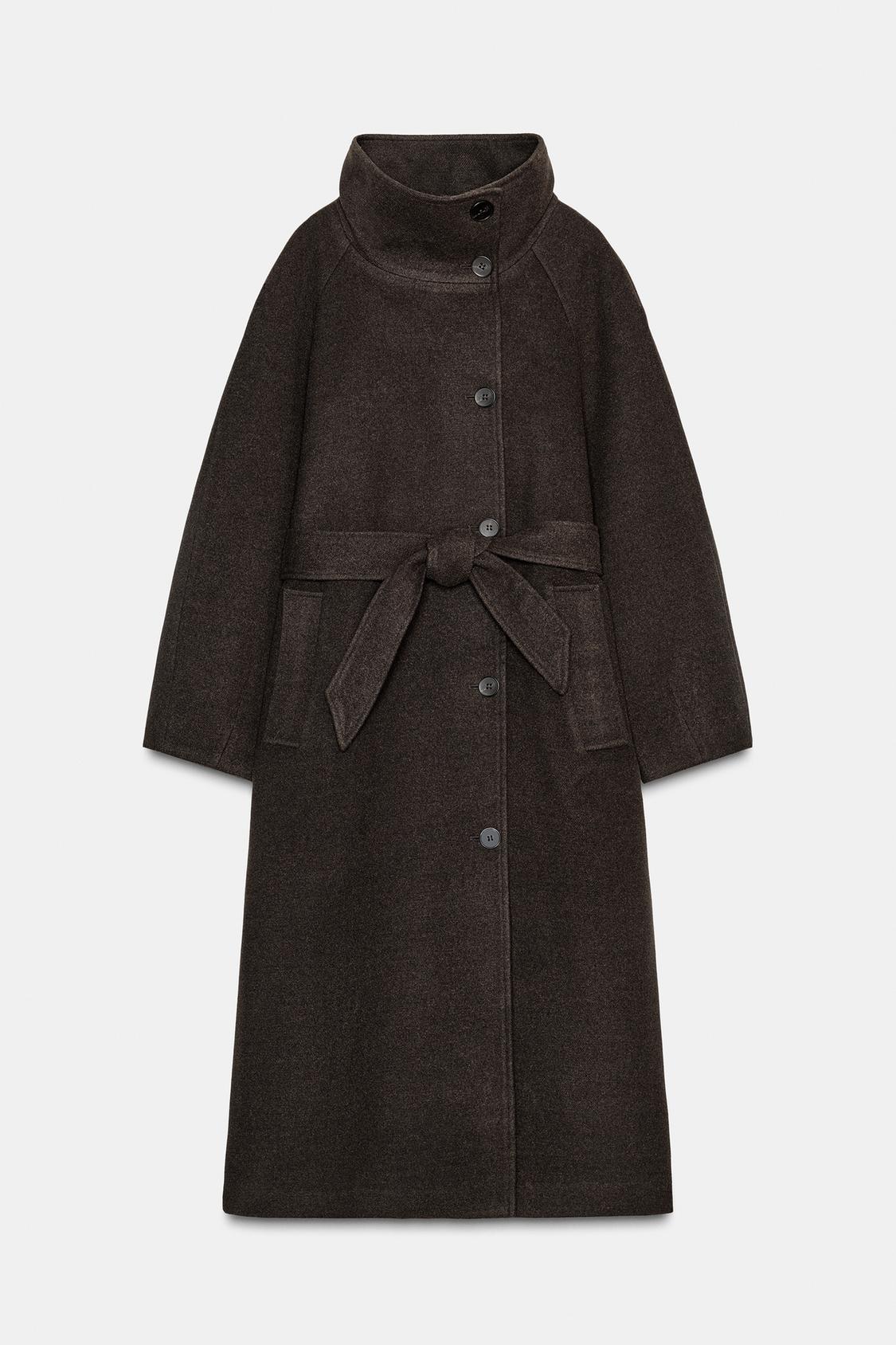 Serenelle Belted Wool Coat