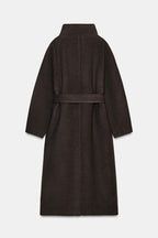 Serenelle Belted Wool Coat