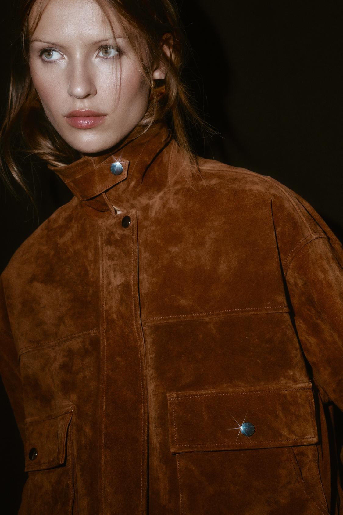 Aviator Leather Bomber