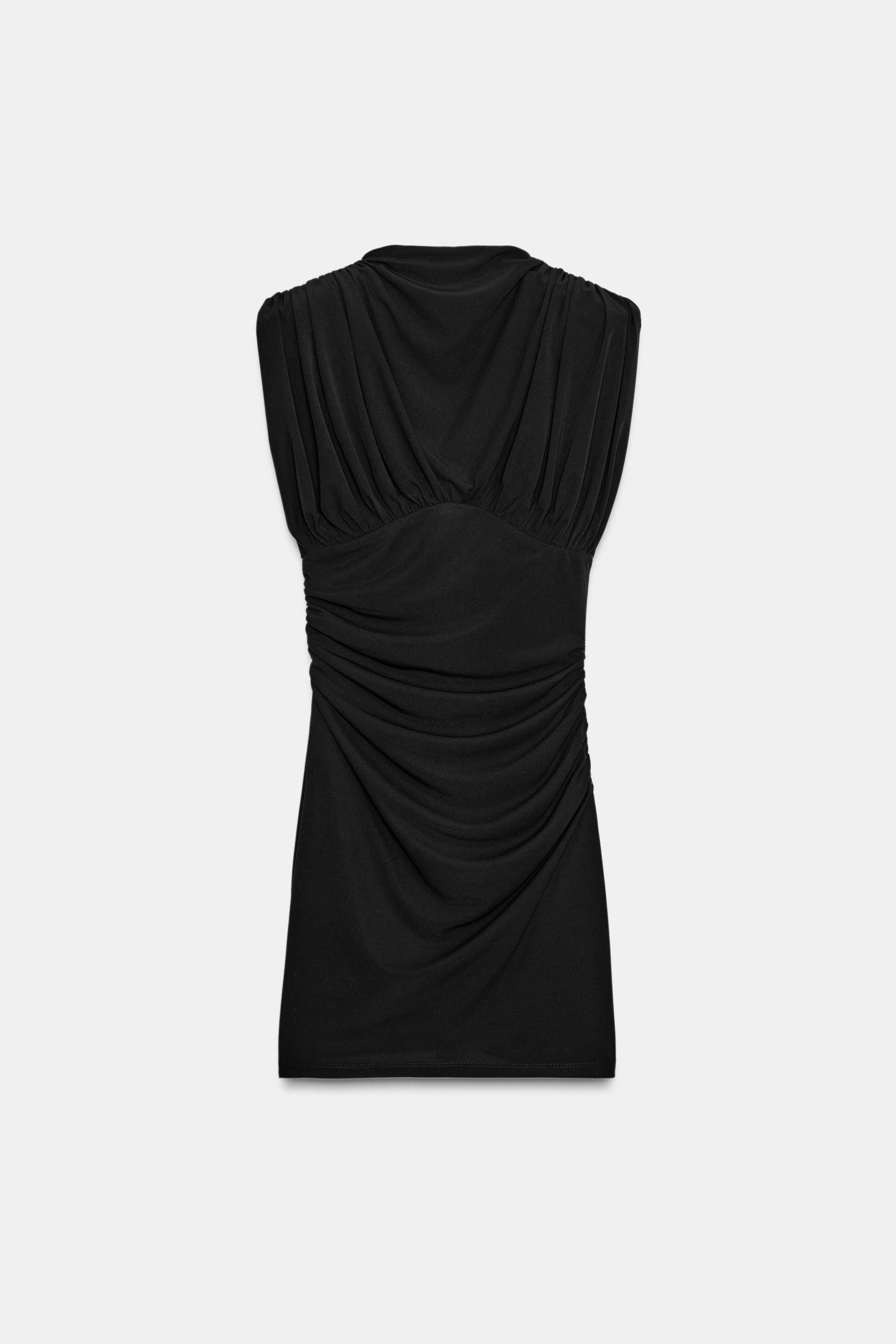 Frosted Ruffle Mini Dress