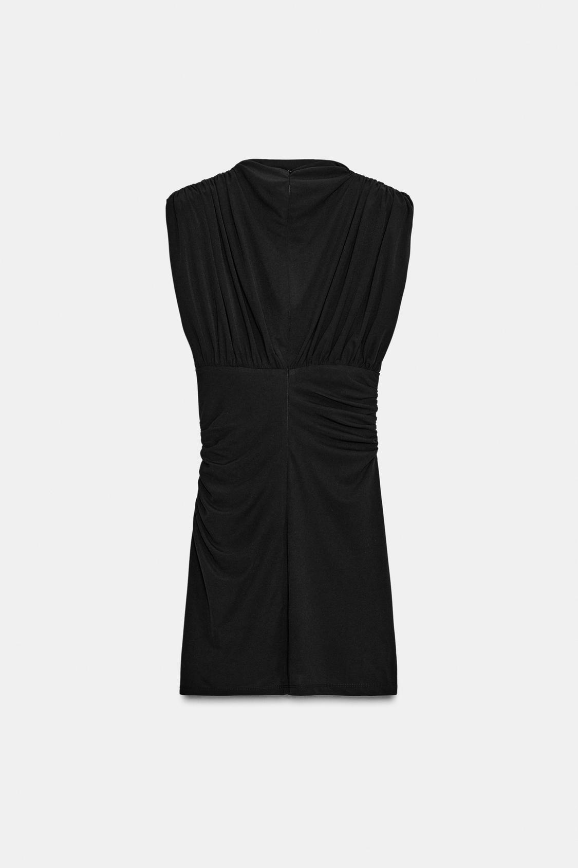 Frosted Ruffle Mini Dress