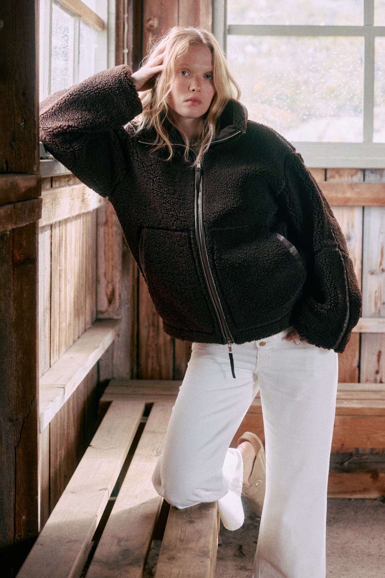 Oversized Teddy Jacket